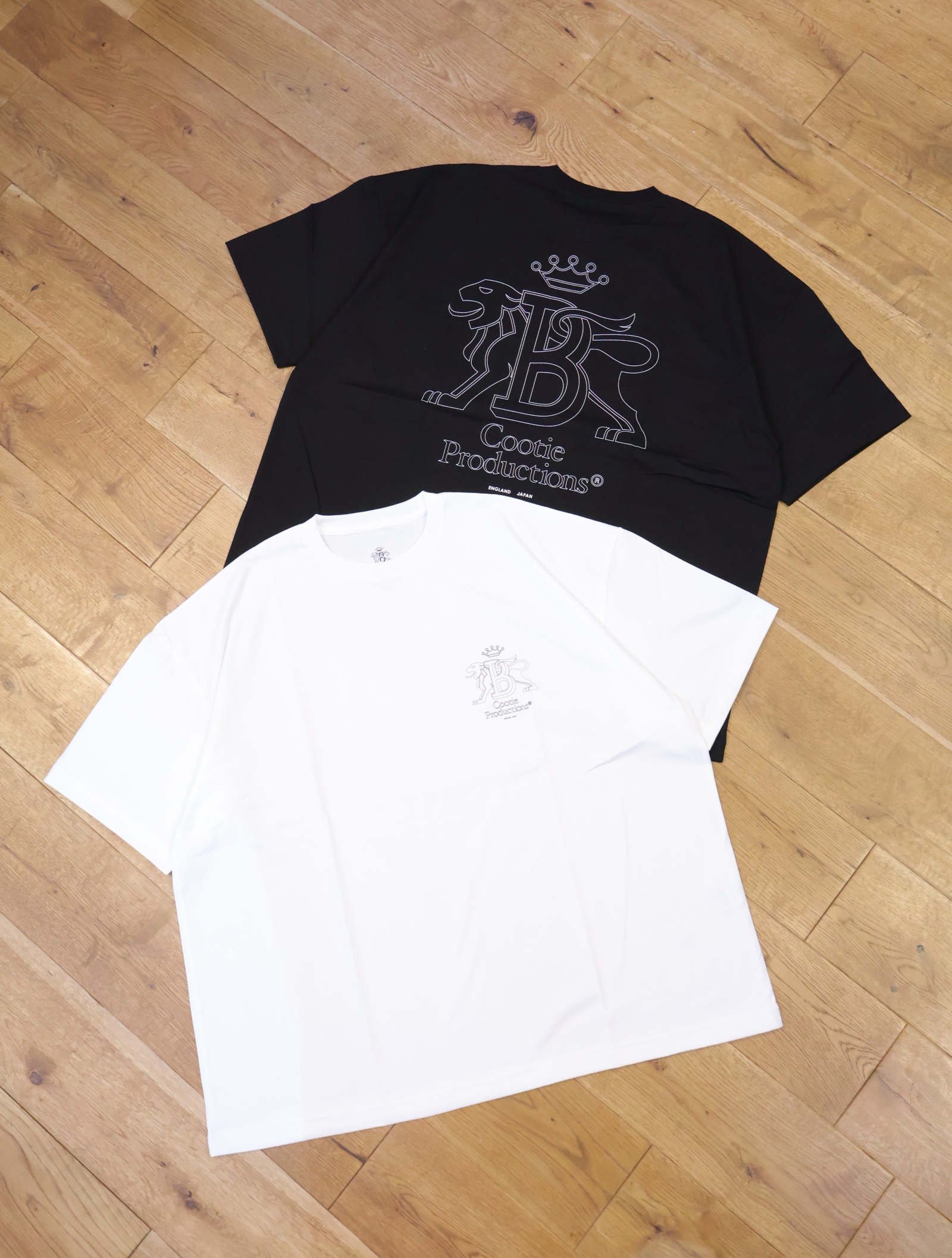 COOTIE × BARACUTA　　「EWP Supima Cotton S/S Tee」　ワイドシルエット ティーシャツ