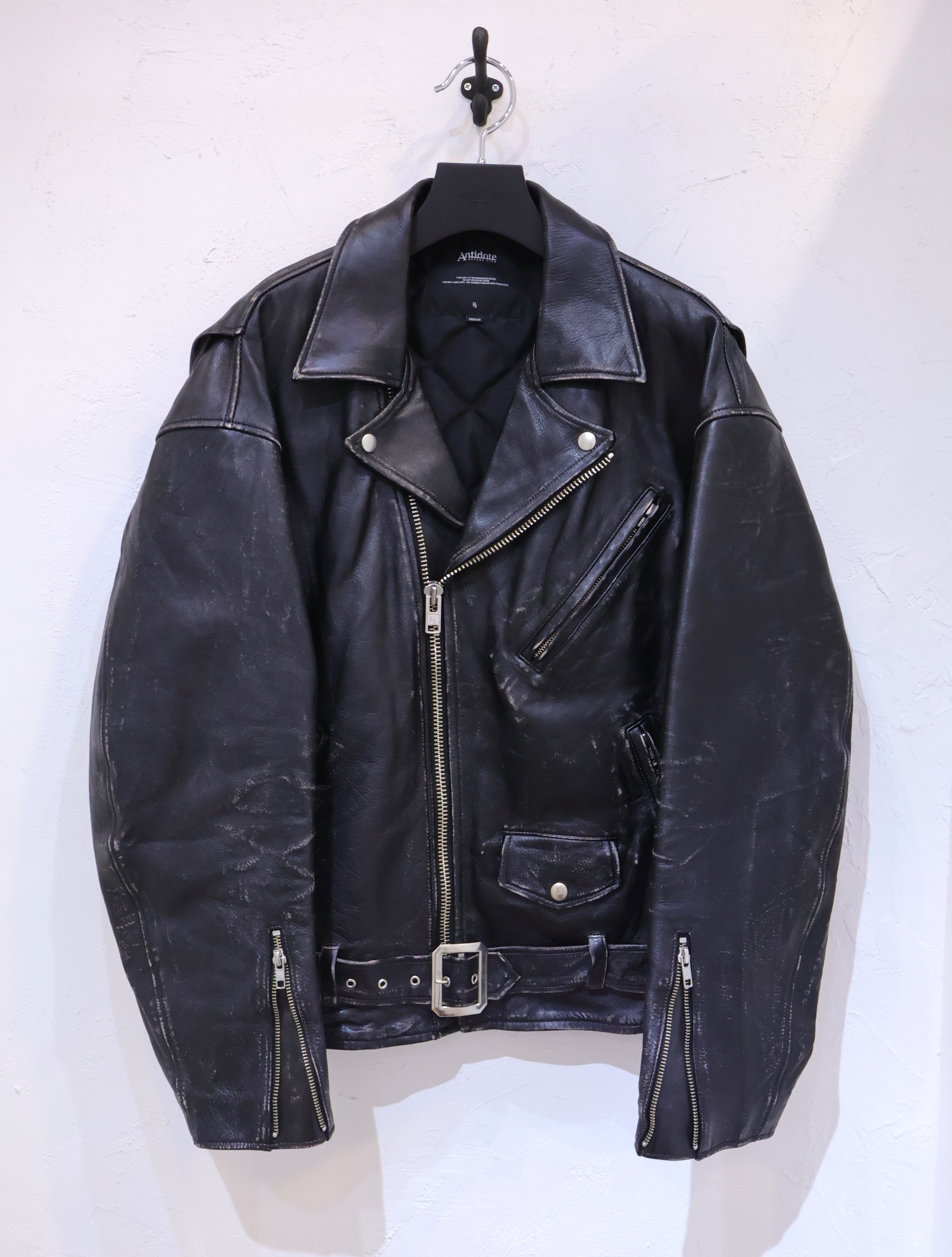 ANTIDOTE BUYERS CLUB　　「Leather Double Riders Jacket」　　レザー ダブルライダースジャケット