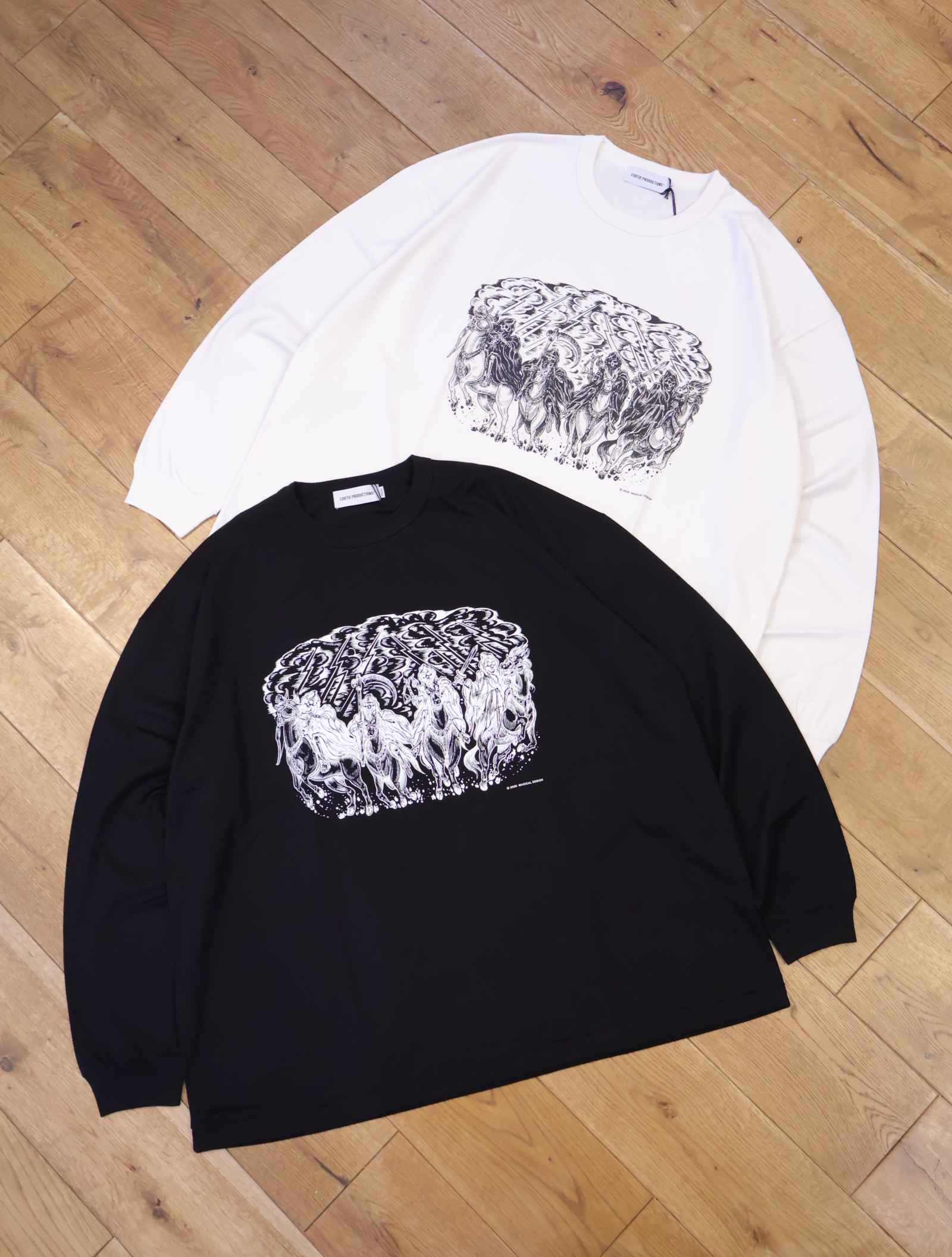 COOTIE　「Print L/S Tee (Magical Design®)」　プリントロングスリーブティーシャツ