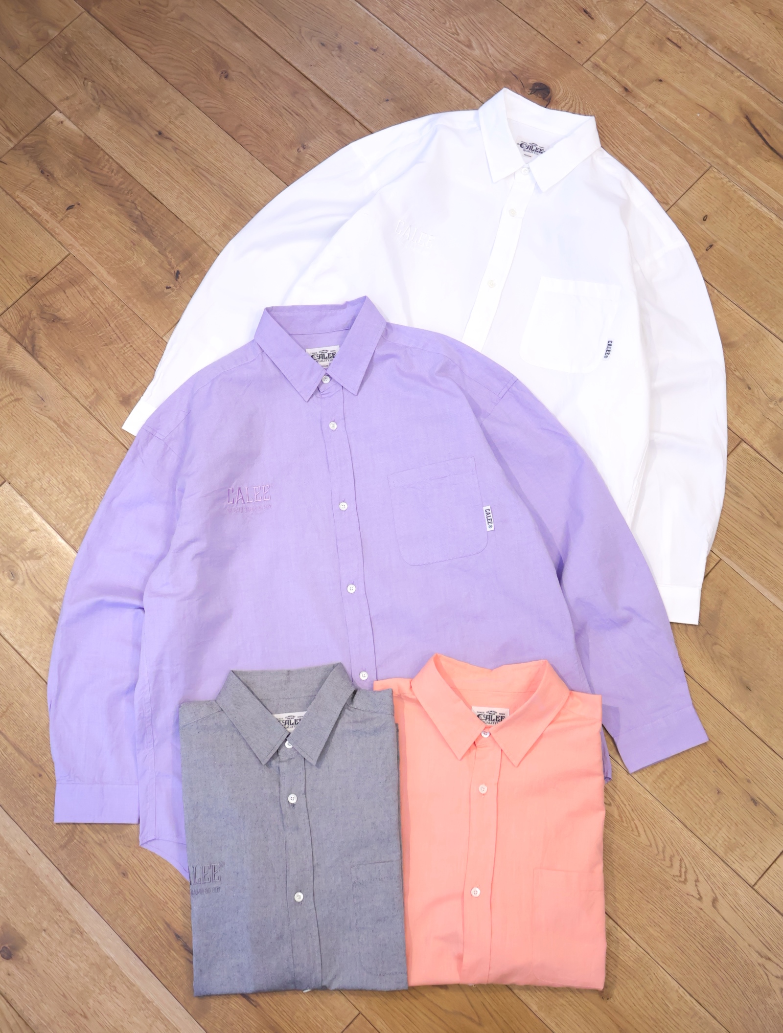 CALEE　　「OXFORD OVER SILHOUETTE L/S SH」　　オーバーシルエット オックスフォードシャツ