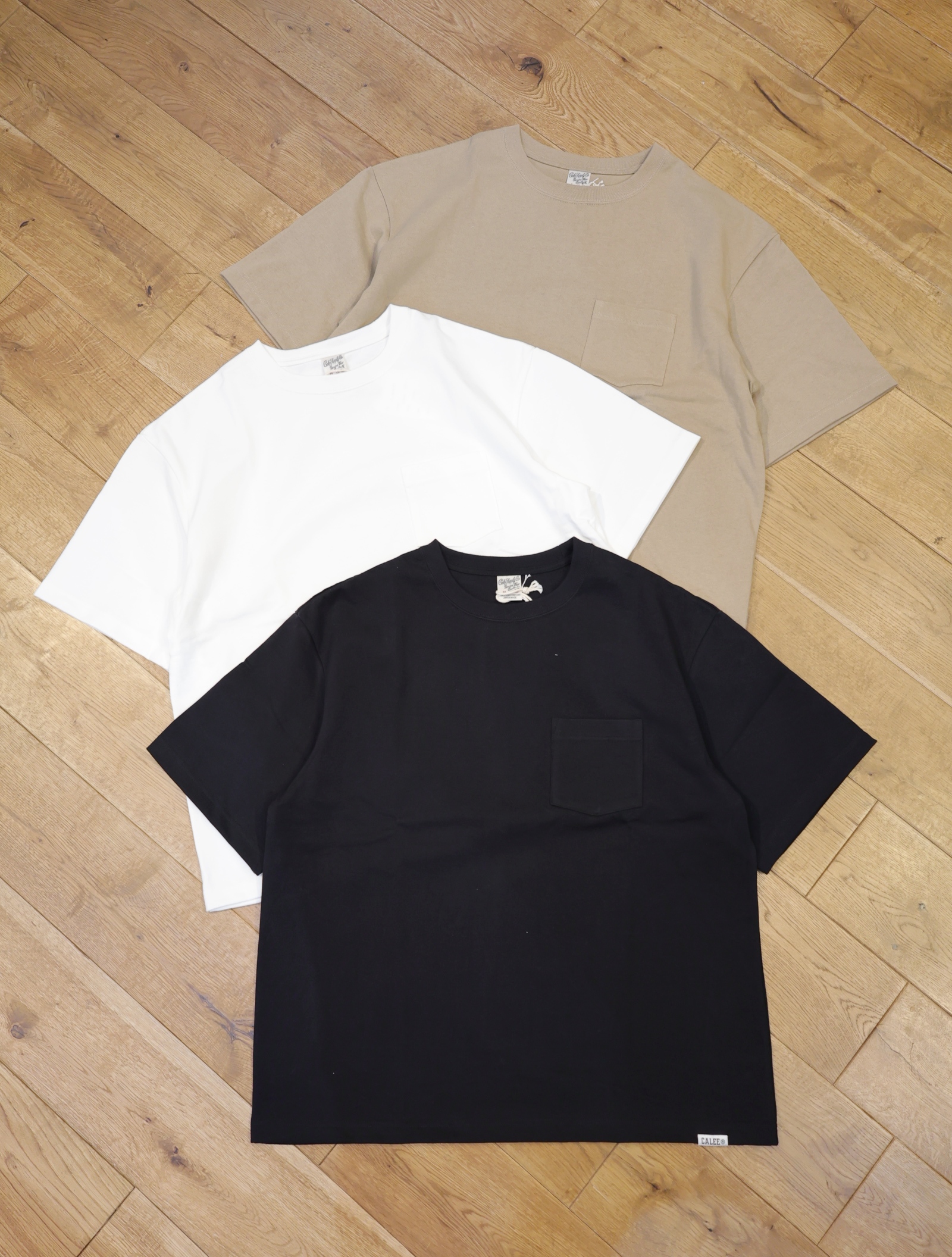 CALEE　　「HEAVY OZ POCKET TEE」　　ヘビーオンスポケットティーシャツ