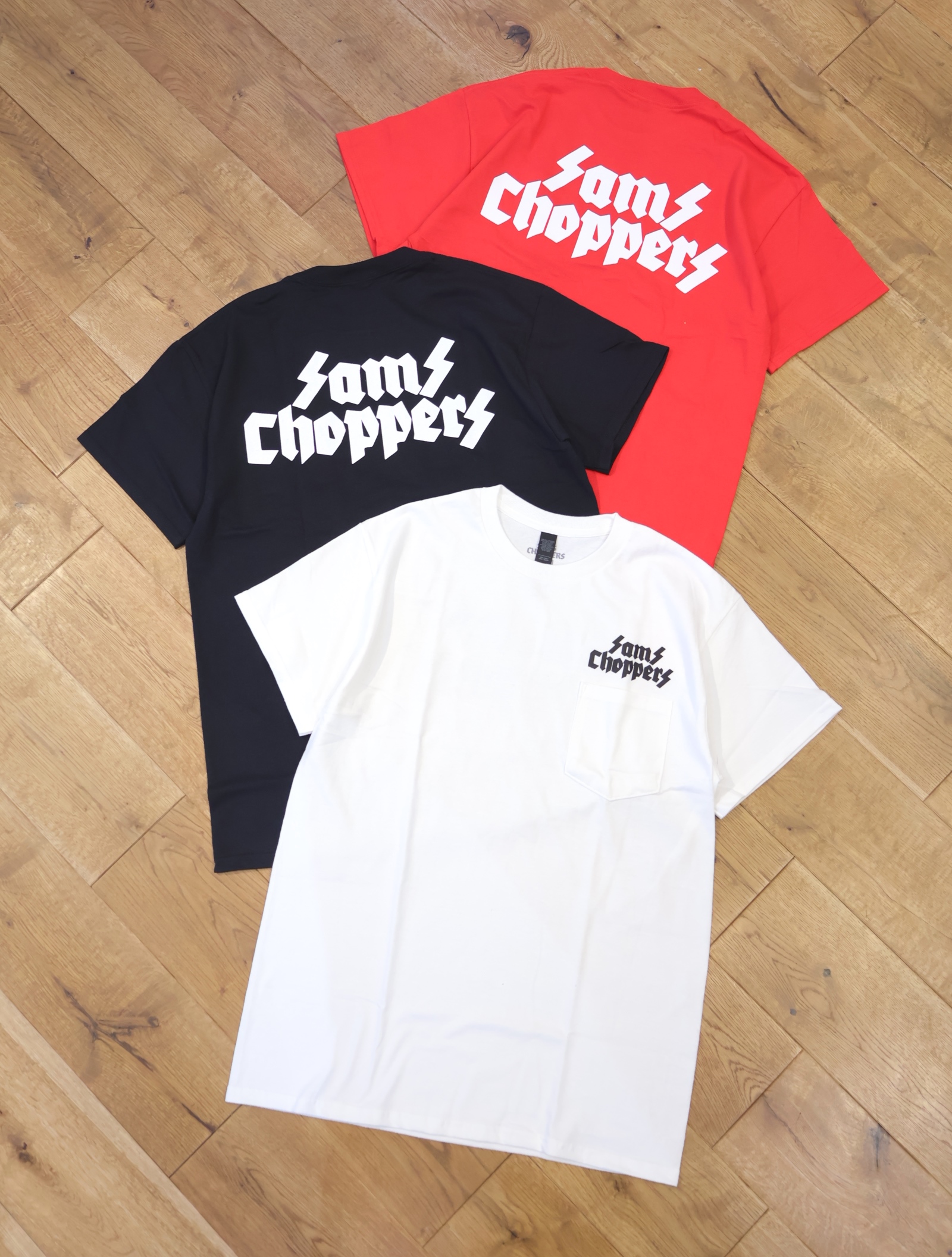 SAMS MOTORCYCLE 「SC TEE」 　プリントポケットティーシャツ