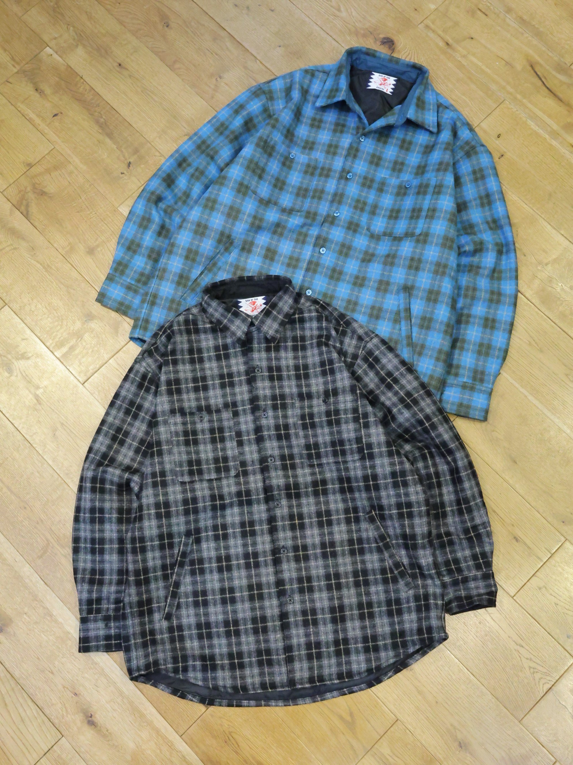 SON OF THE CHEESE 　「CPO Quilted Check Jacket」　CPOチェックシャツジャケット