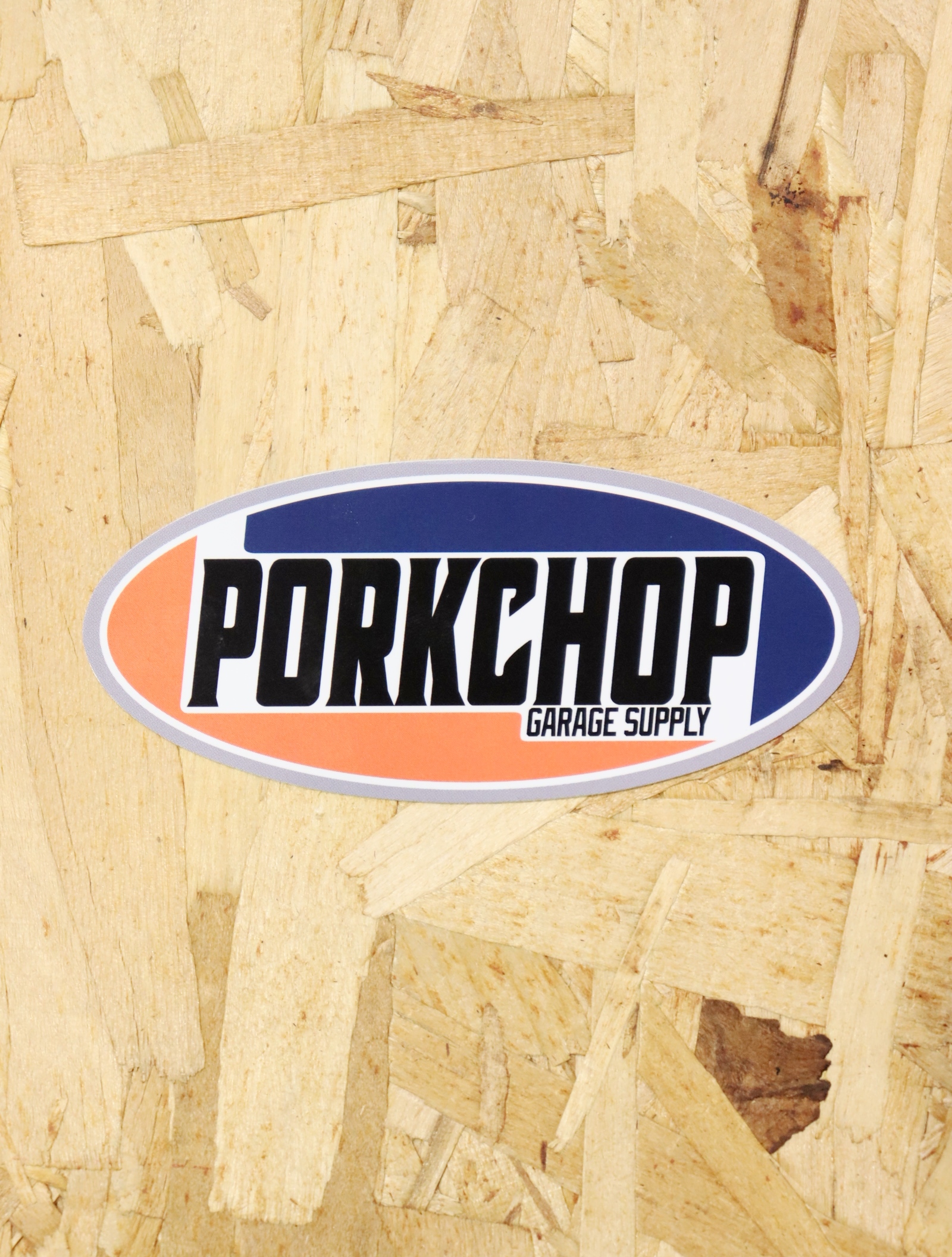 PORKCHOP GARAGE SUPPLY　　　「2nd Oval STICKER 」 　ステッカー