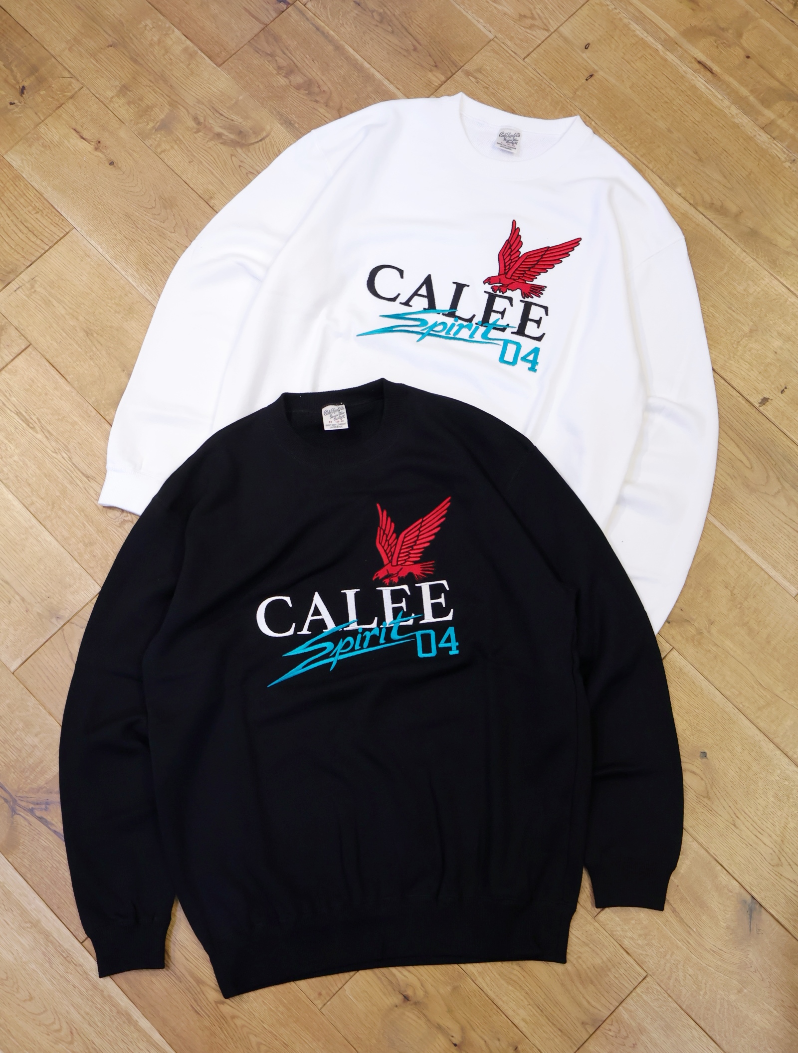CALEE　　「CALEE FS LOGO CREW NECK SW」　　クルーネックスウェット