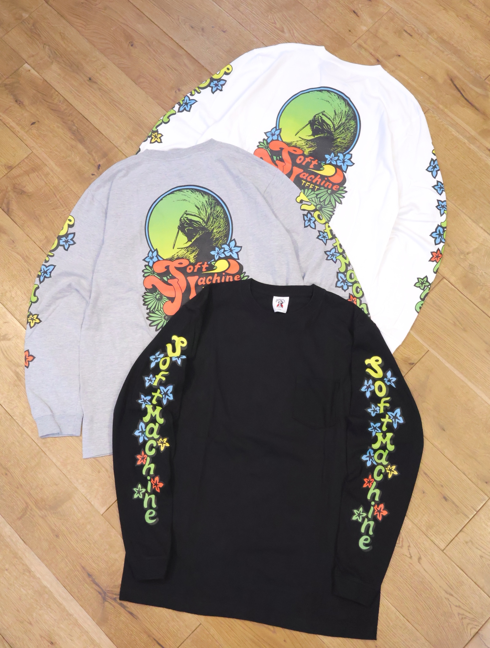 SOFTMACHINE　　「TIME HAS COME LS」　ロングスリーブポケットティーシャツ
