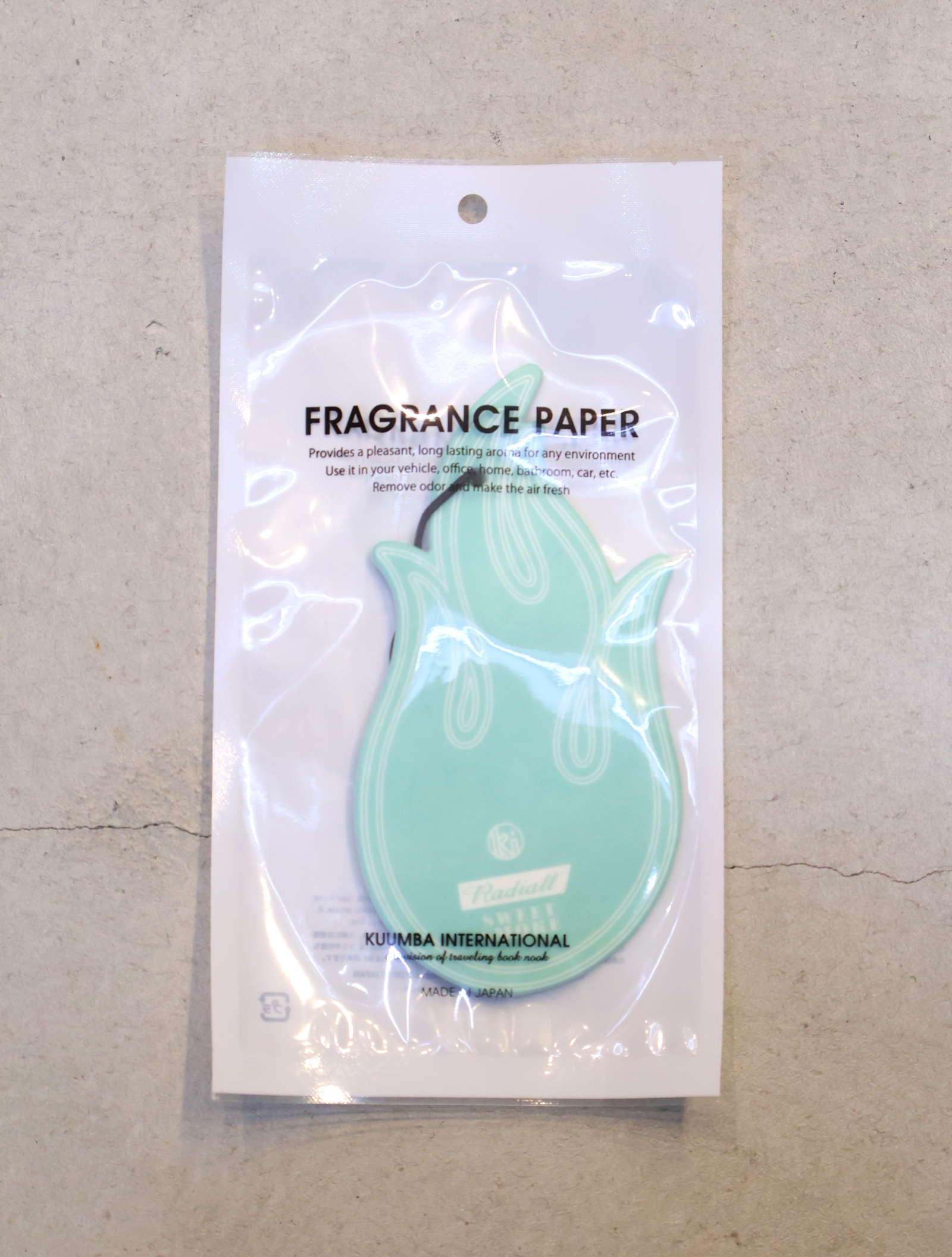 RADIALL × KUUMBA 　　　「SWEET SMOKE - FRAGRANCE PAPER」　　フレグランスペーパー