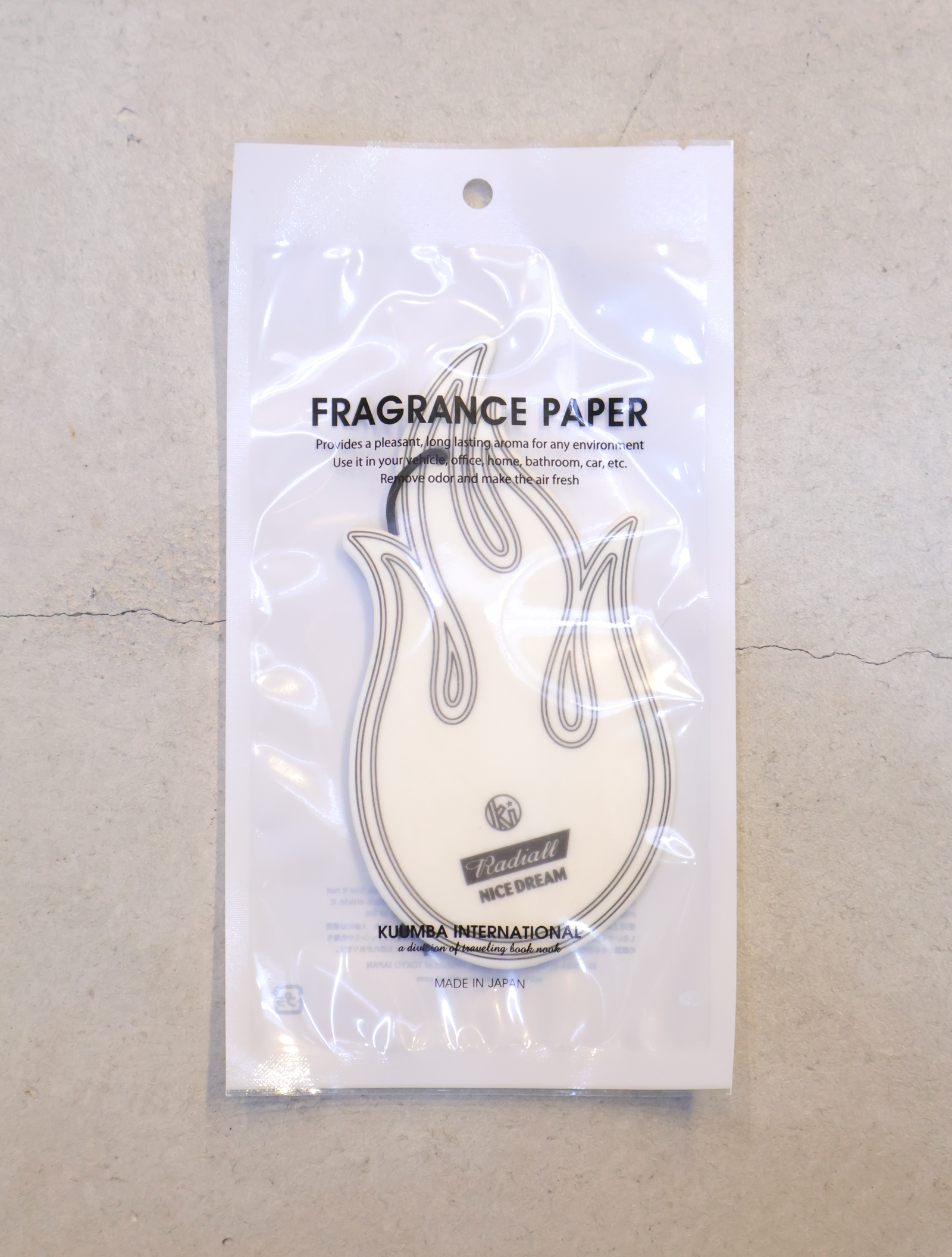 RADIALL × KUUMBA 　　　「NICE DREAM - FRAGRANCE PAPER」　　フレグランスペーパー