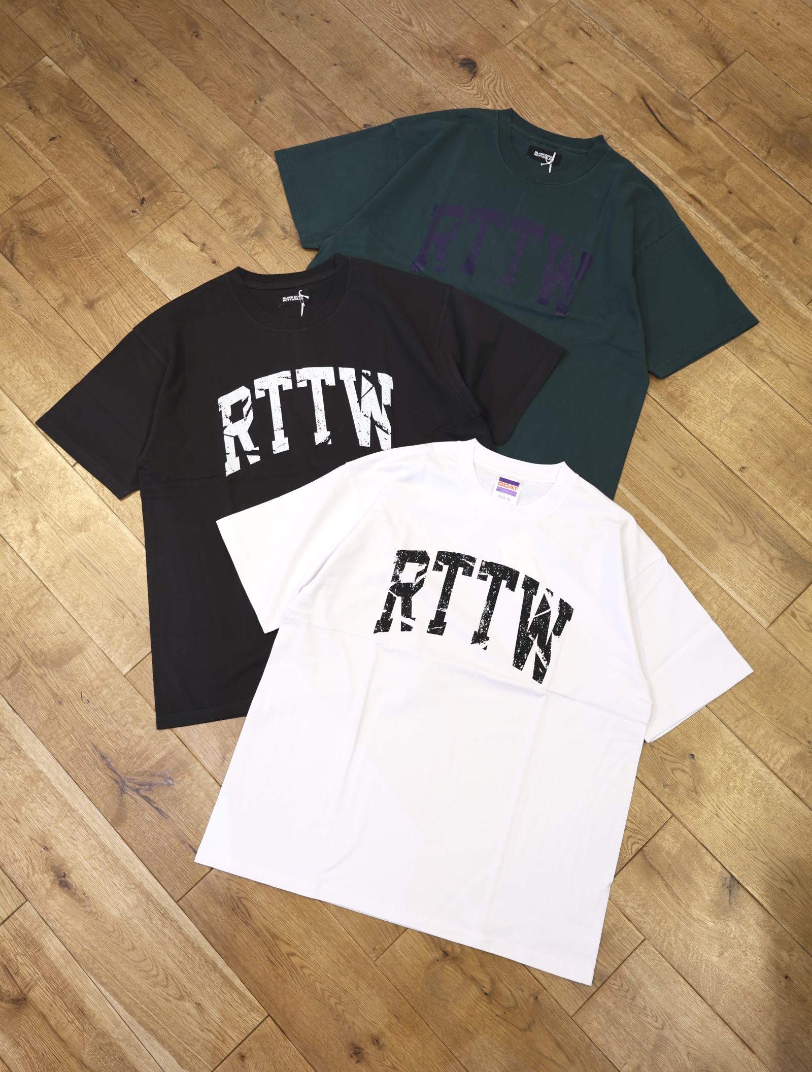 ROTTWEILER 　　「RTTW TEE」 　ピグメントダイ ティーシャツ