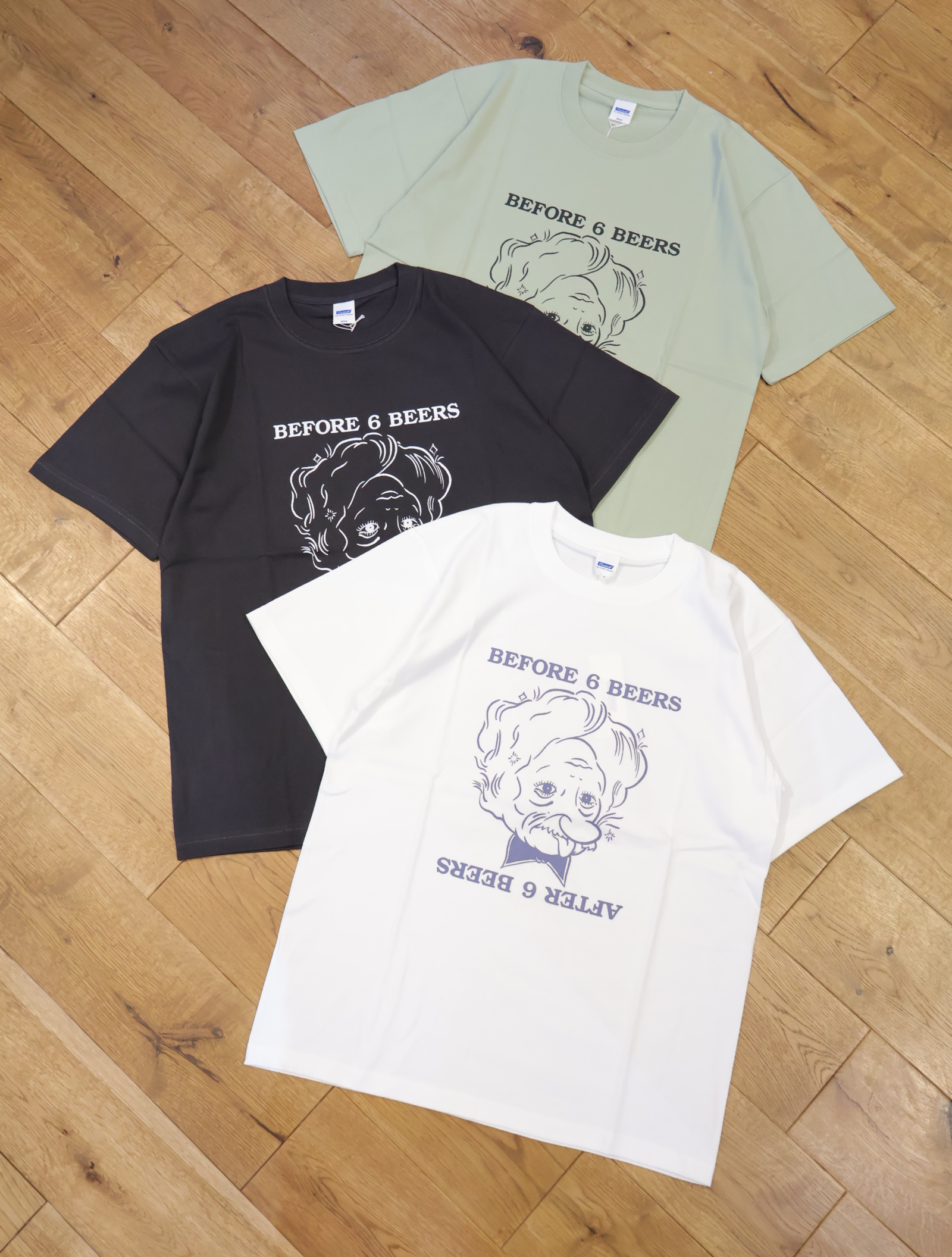 RADIALL 　「AFTER BEER - CREW NECK T-SHIRT S/S」　プリントティーシャツ