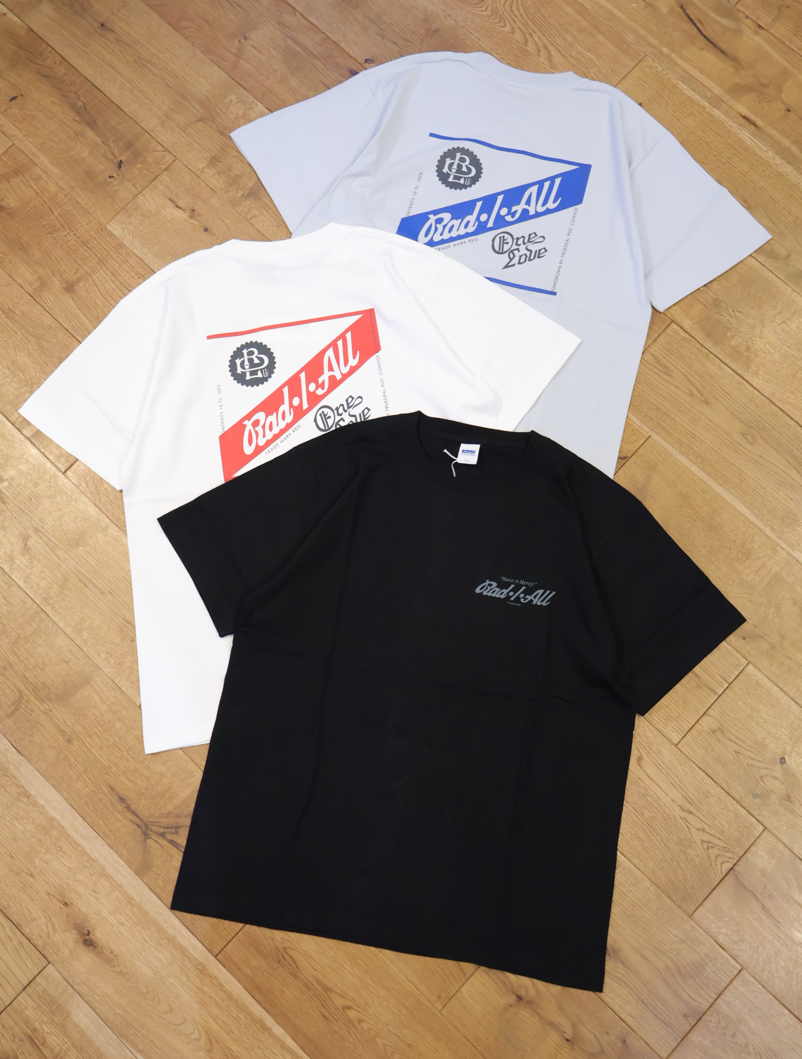 RADIALL 　「MERCY - CREW NECK T-SHIRT S/S」　プリントティーシャツ