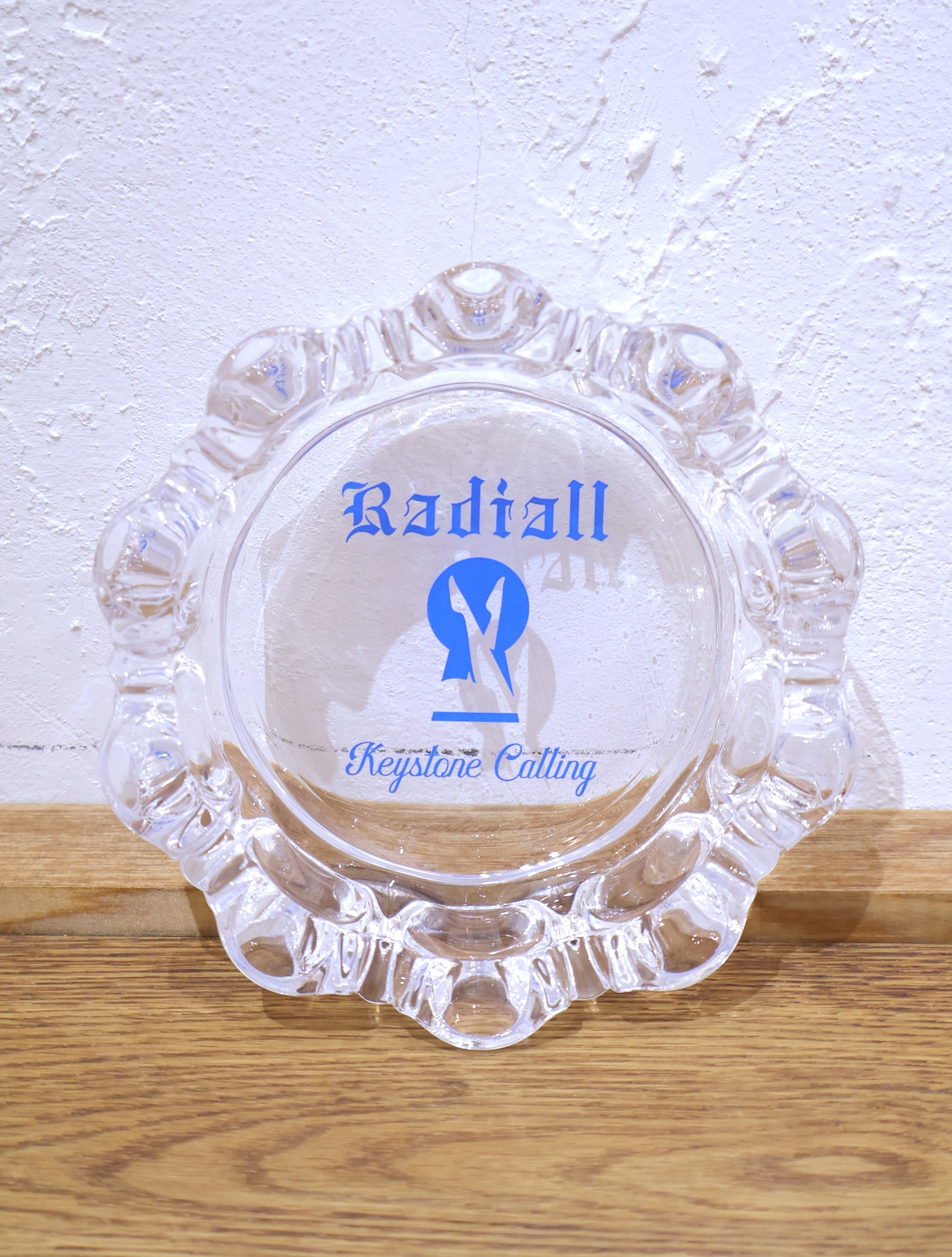 RADIALL 　「KEYSTONE - GLASS ASHTRAY」　ガラス製灰皿