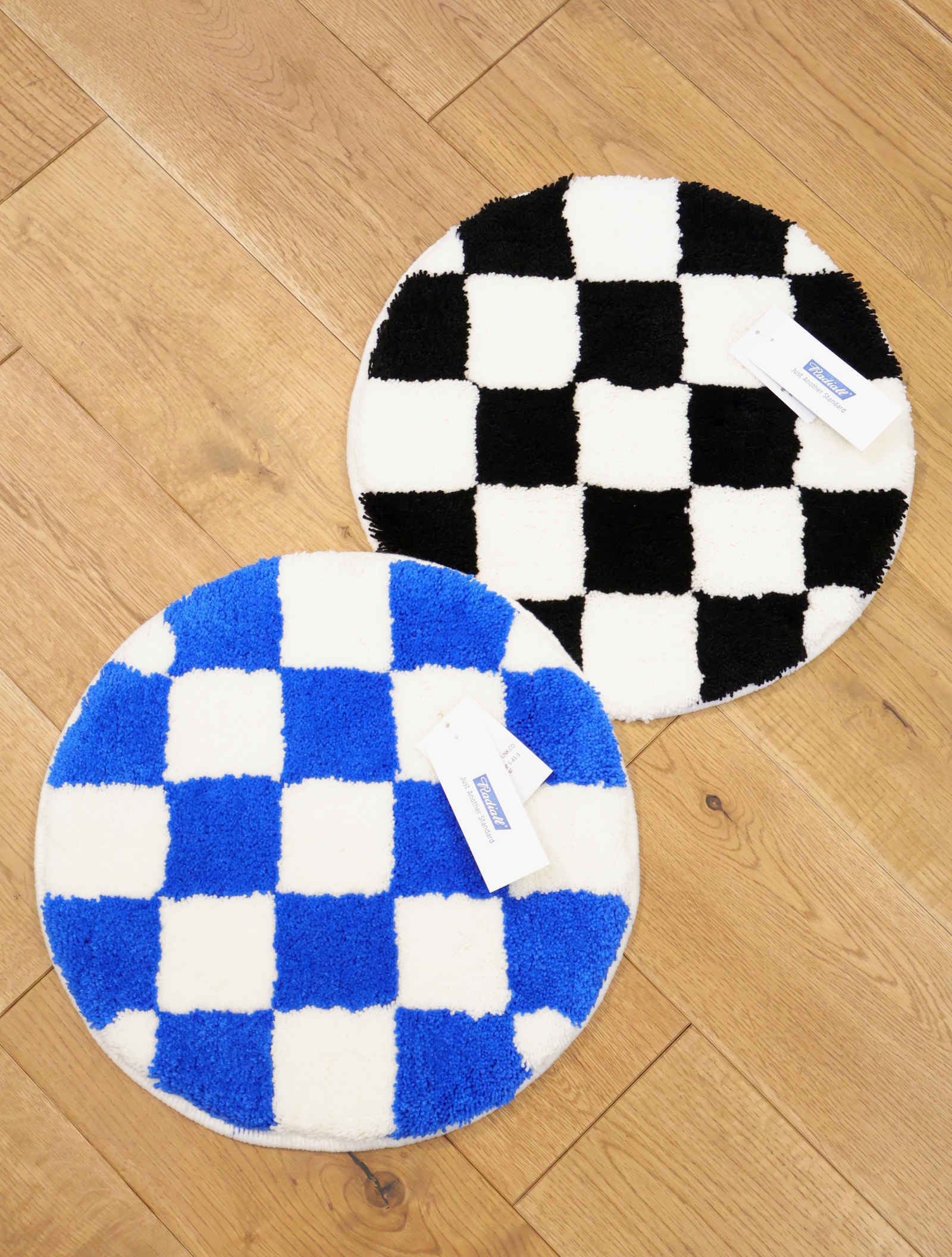 RADIALL × MIYOSHI RUG　「CHECKER - CHAIR  RUG」　チェアーラグマット