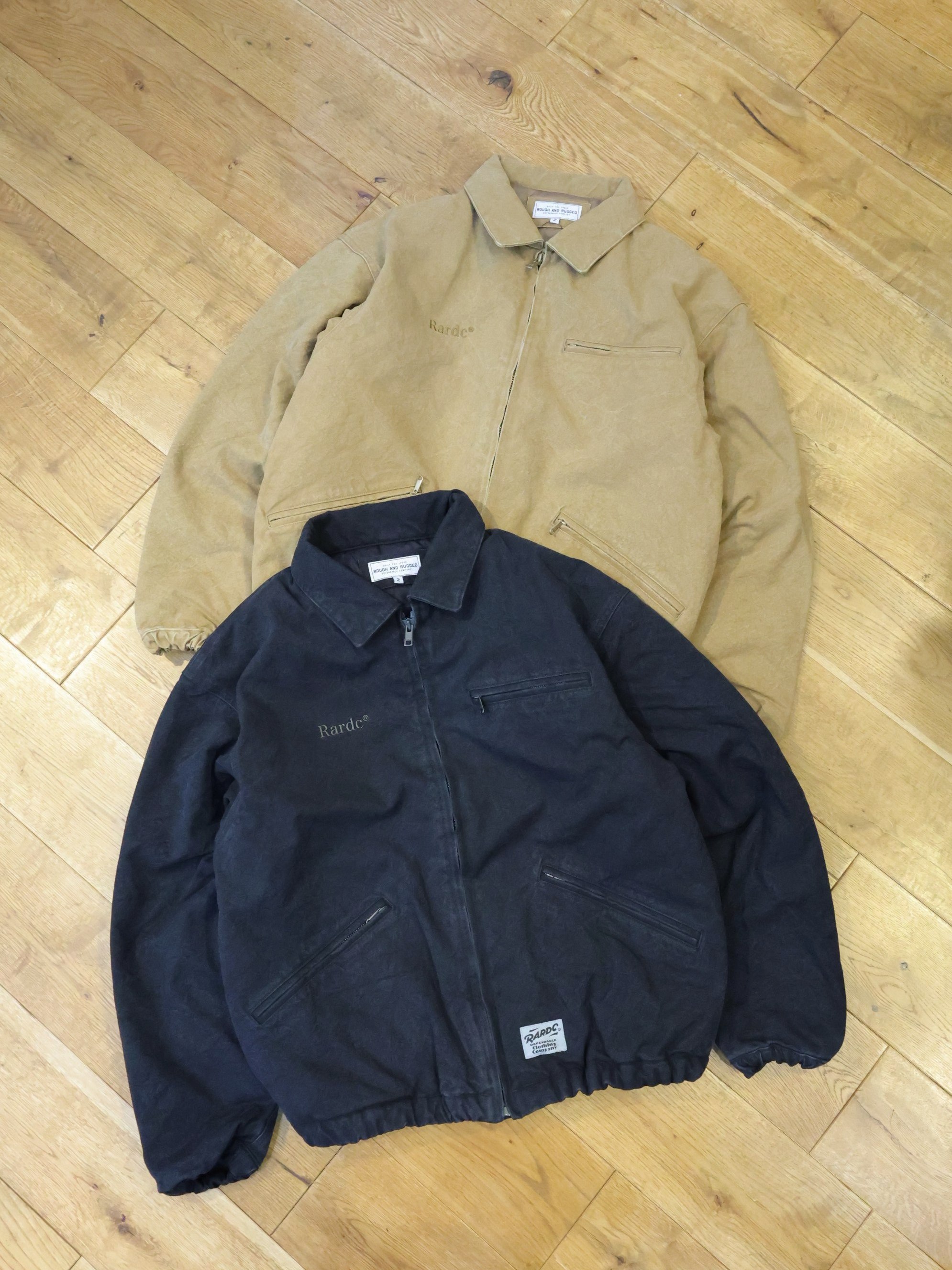 ROUGH AND RUGGED 　「UNIT」　バイオウォッシュ加工 パデッド ワークジャケット