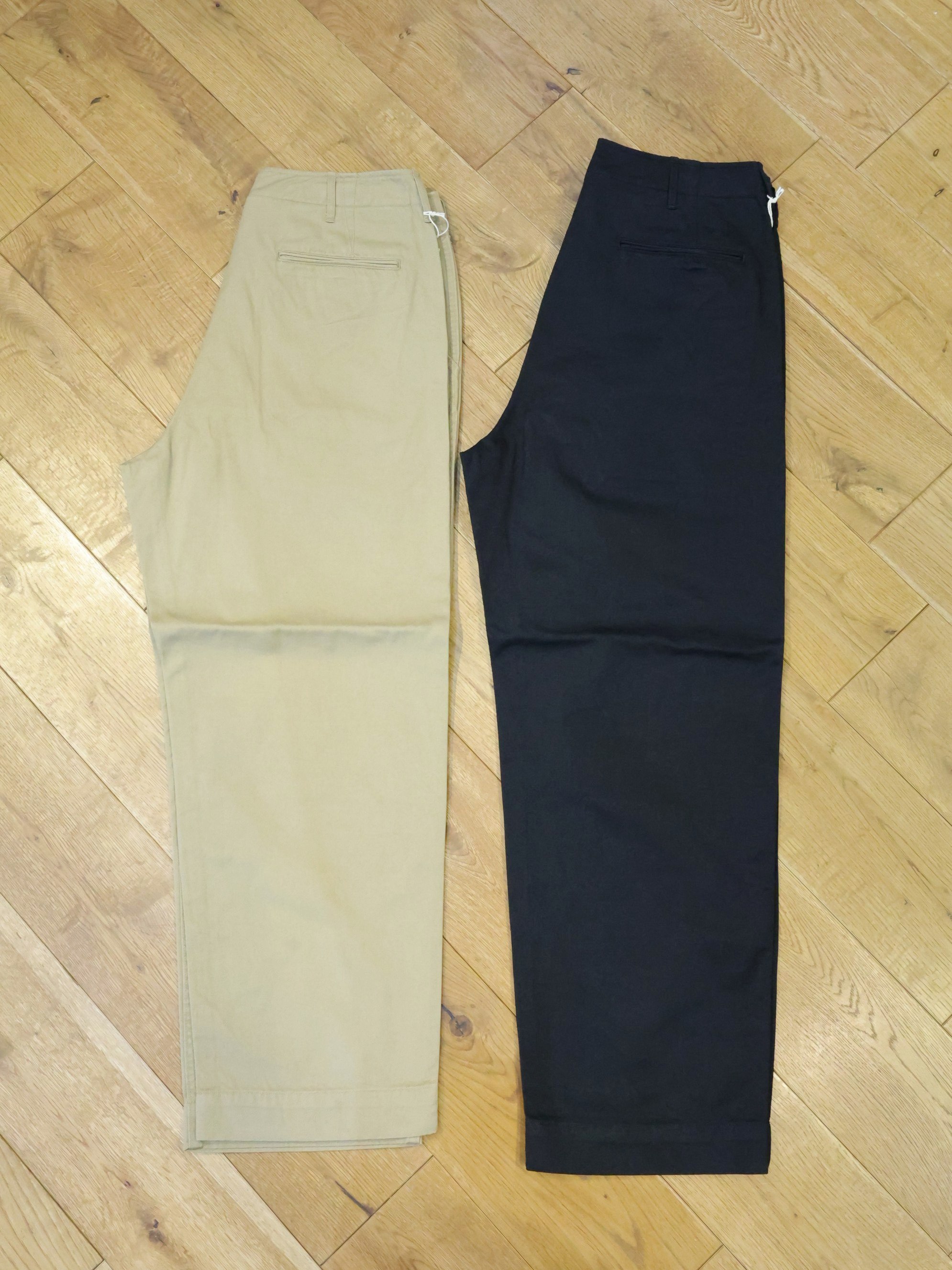 RADIALL　 「SIDEVALVE - STRAIGHT FIT CHINO TROUSERS」　フェード加工 5ポケットチノパンツ