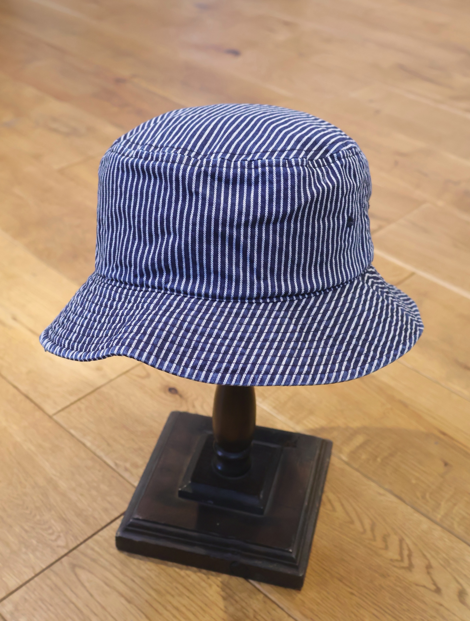 MASSES　　「HICKORY HAT WASH」　　ヒッコリー バケットハット