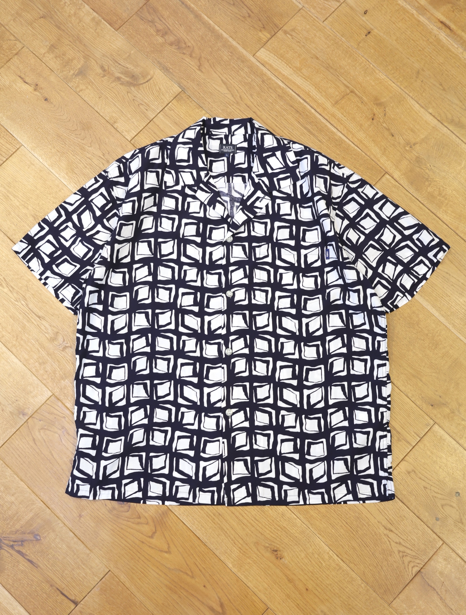 RATS　「ATOMIC S/S SHIRT」　オープンカラーシャツ