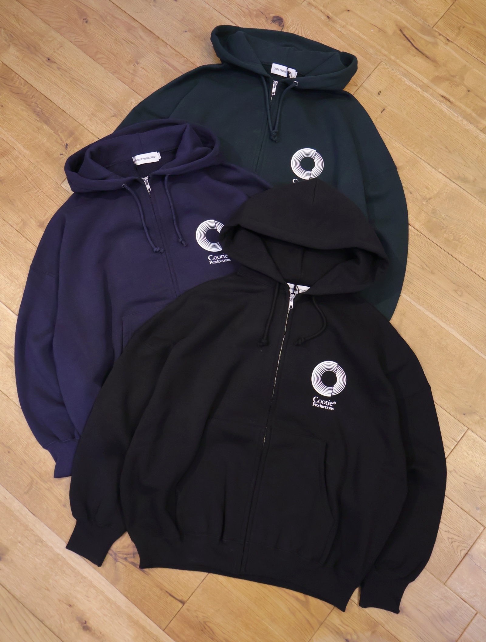 COOTIE　「Open End Yarn Heavy Oz Sweat Zip Hoodie」　ヘビーオンス スウェットジップフーディー