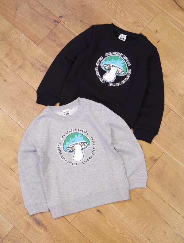 CHALLENGER　「SHROOM KIDS C/N SWEAT」　キッズサイズ クルーネックスウェット