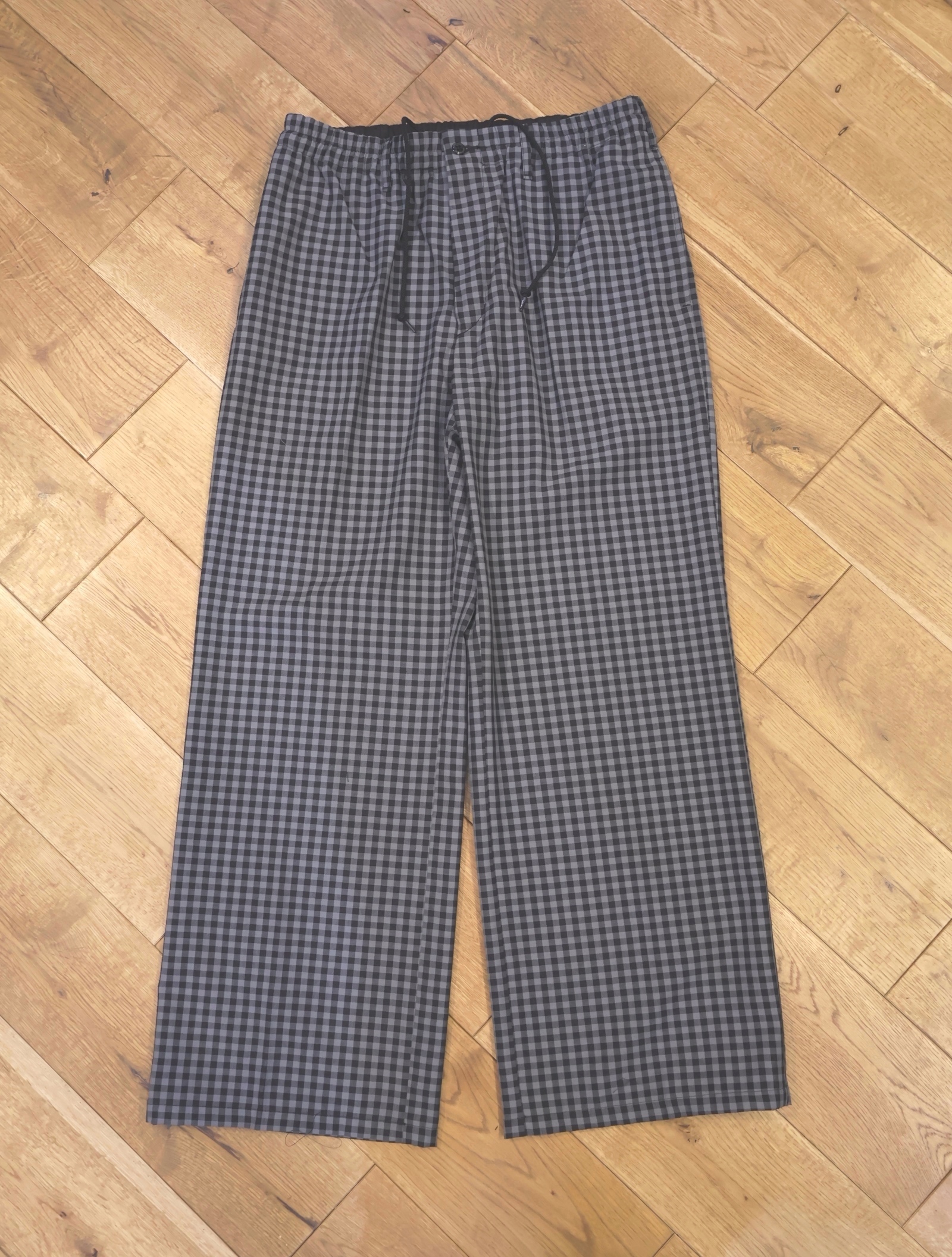 COOTIE　「T/W Square Leg Easy Pants <GINGHAM CHECK>」　ストレート イージーパンツ
