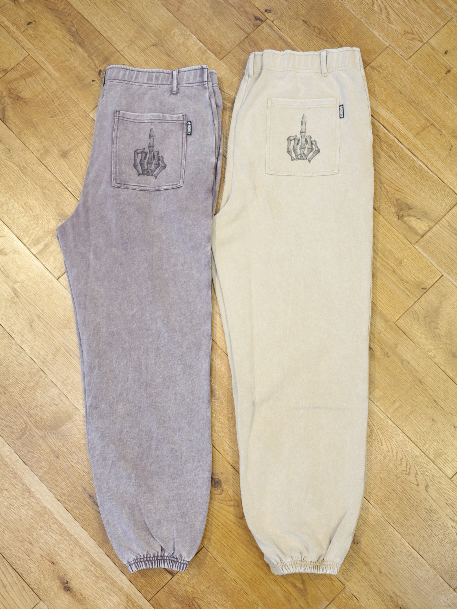INCOMPLETE TOKYO × SORA AOTA　「Faded Sweat pants (SORA AOTA)」　フェード加工  スウェットイージーパンツ
