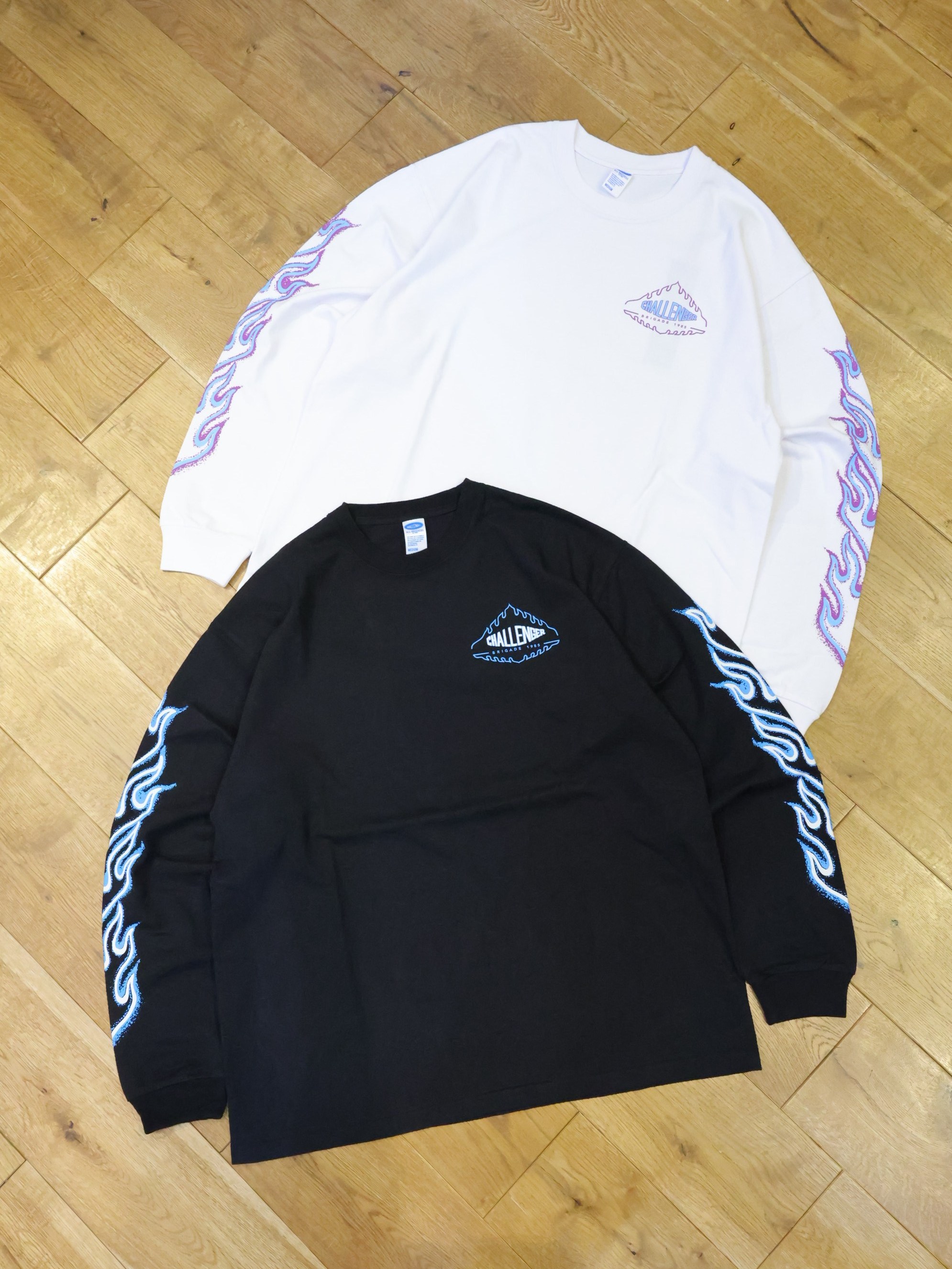 CHALLENGER　「L/S FLAME TEE」　 プリントロングスリーブティーシャツ