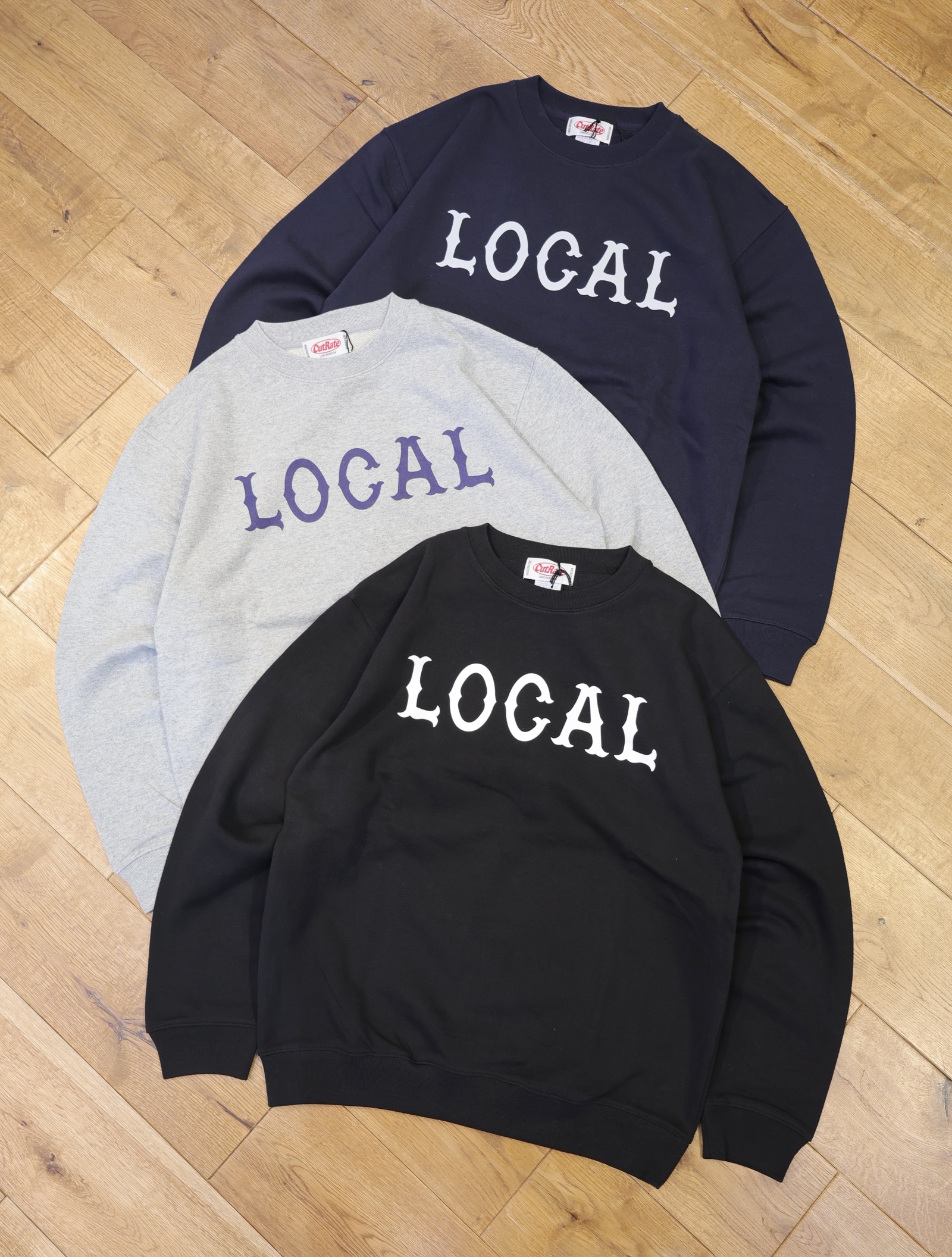CUT RATE 　「LOCAL CREW NECK SWEAT」　クルーネックスウェット