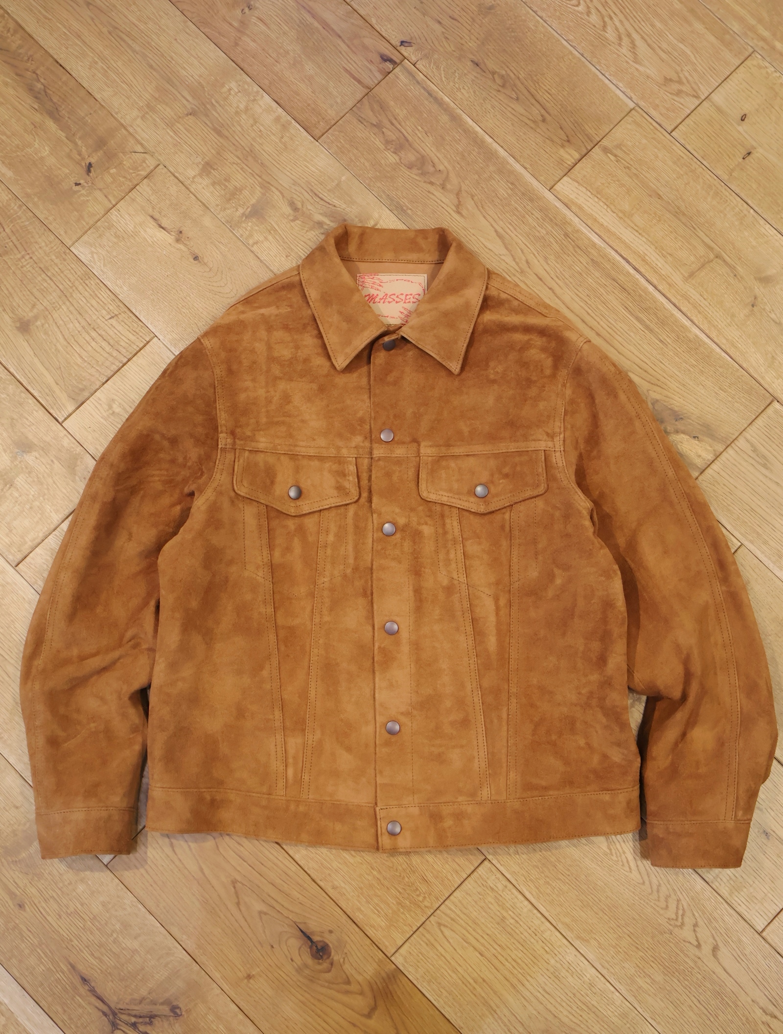 MASSES　　「HORSE SUEDE JKT」　3rdタイプ ホーススウェードレザージャケット