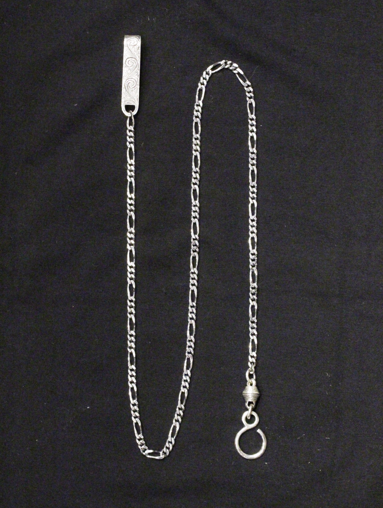 ANTIDOTE BUYERS CLUB　　　「Engraved Narrow Wallet Chain (Long)」　SILVER950製 ウォレットチェーン