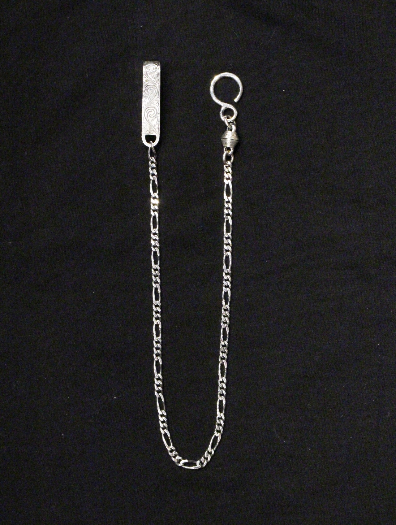 ANTIDOTE BUYERS CLUB　　　「Engraved Narrow Wallet Chain (Short)」　SILVER950製 ウォレットチェーン