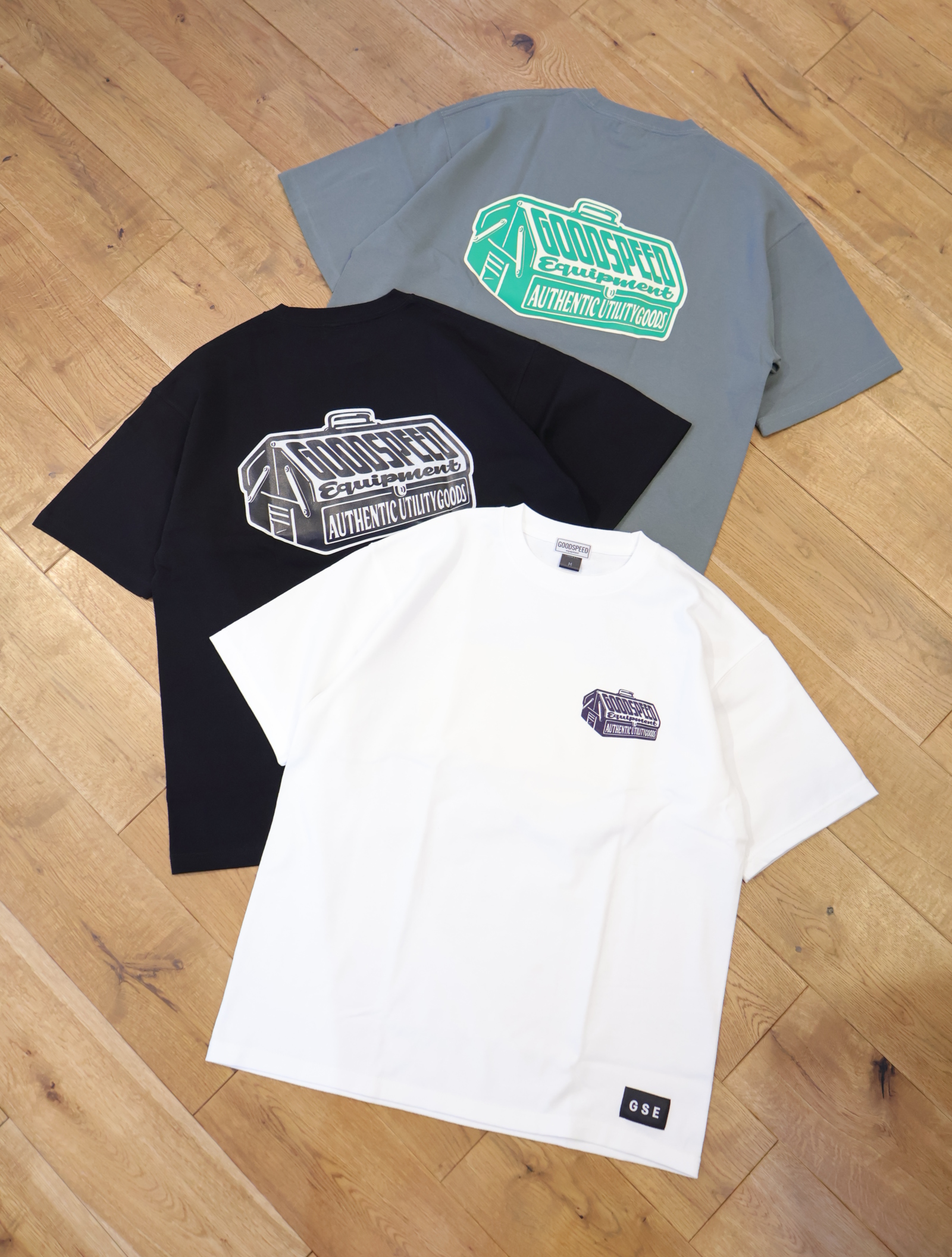 GOODSPEED equipment 　　「TB T's S/S」　ビックシルエット プリントティーシャツ