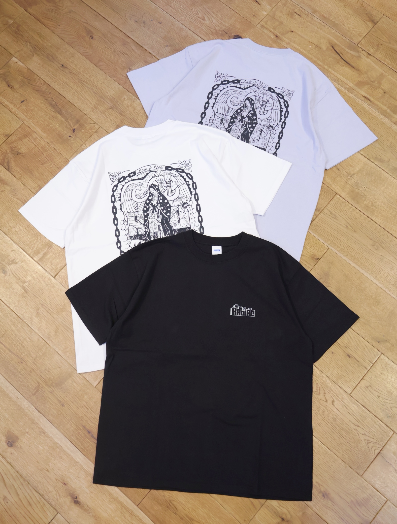 RADIALL 　「CRADLE - CREW NECK T-SHIRT S/S」　プリントティーシャツ