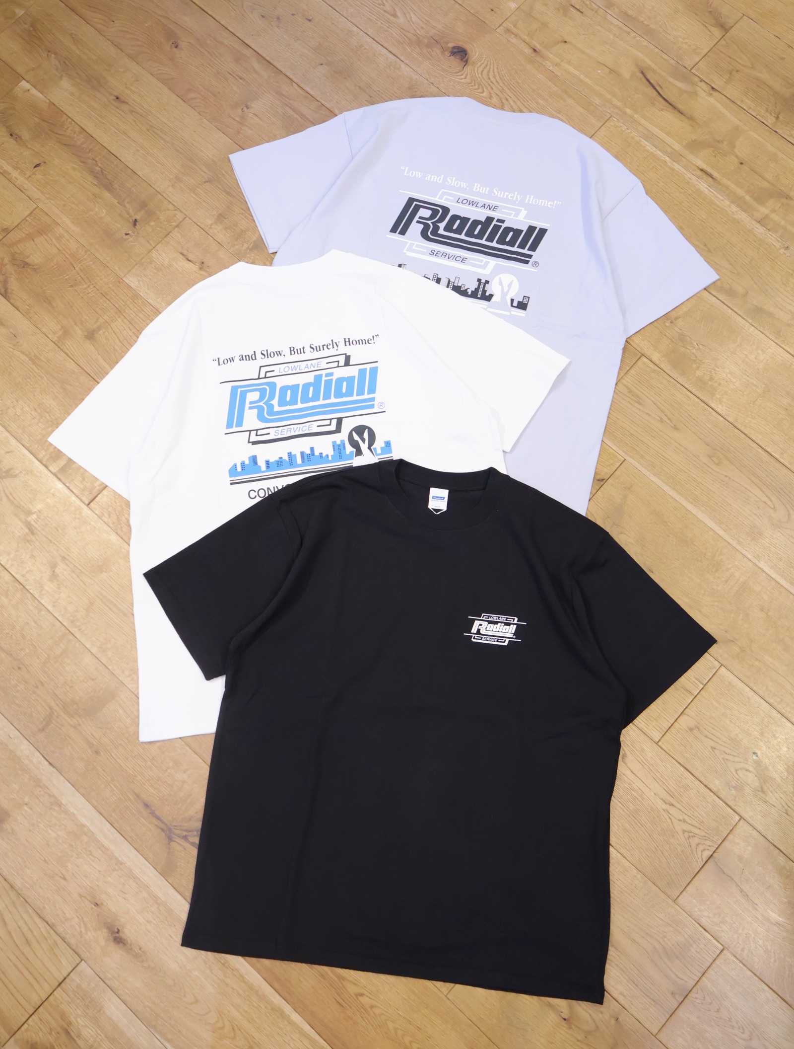 RADIALL 　「LOW AND SLOW - CREW NECK T-SHIRT S/S」　プリントティーシャツ