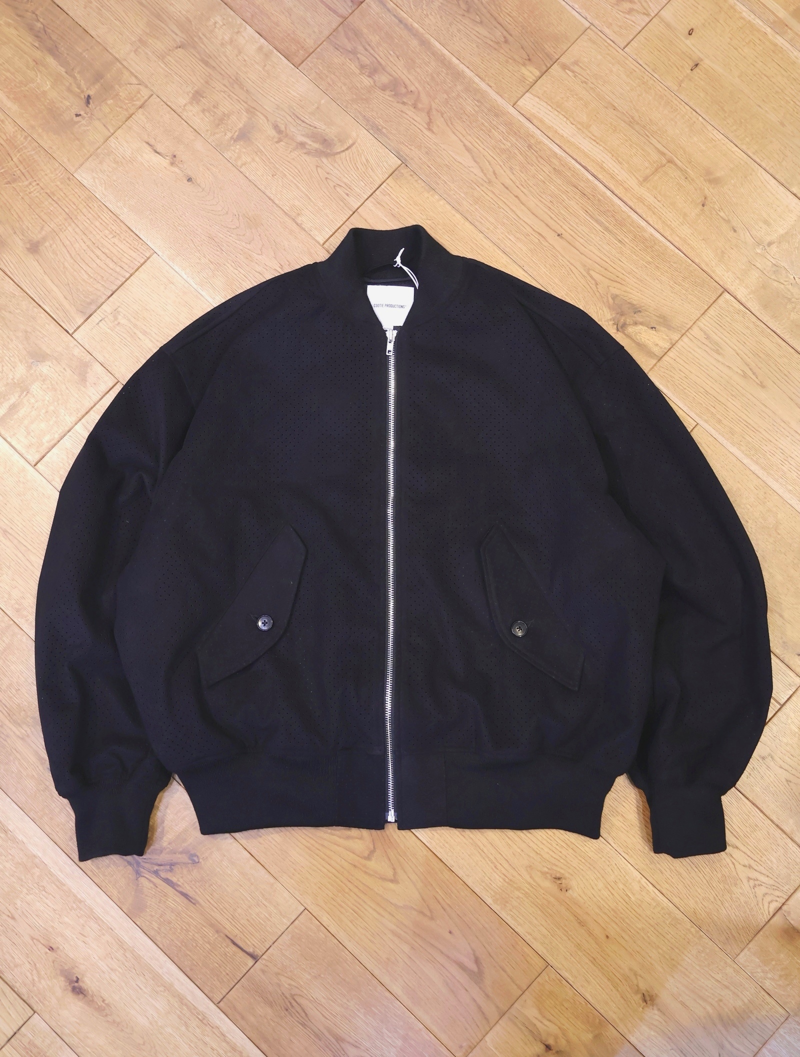 COOTIE　「Punching Faux Suede Bomber Jacket」　パンチング加工 フェイクスエード ボンバージャケット