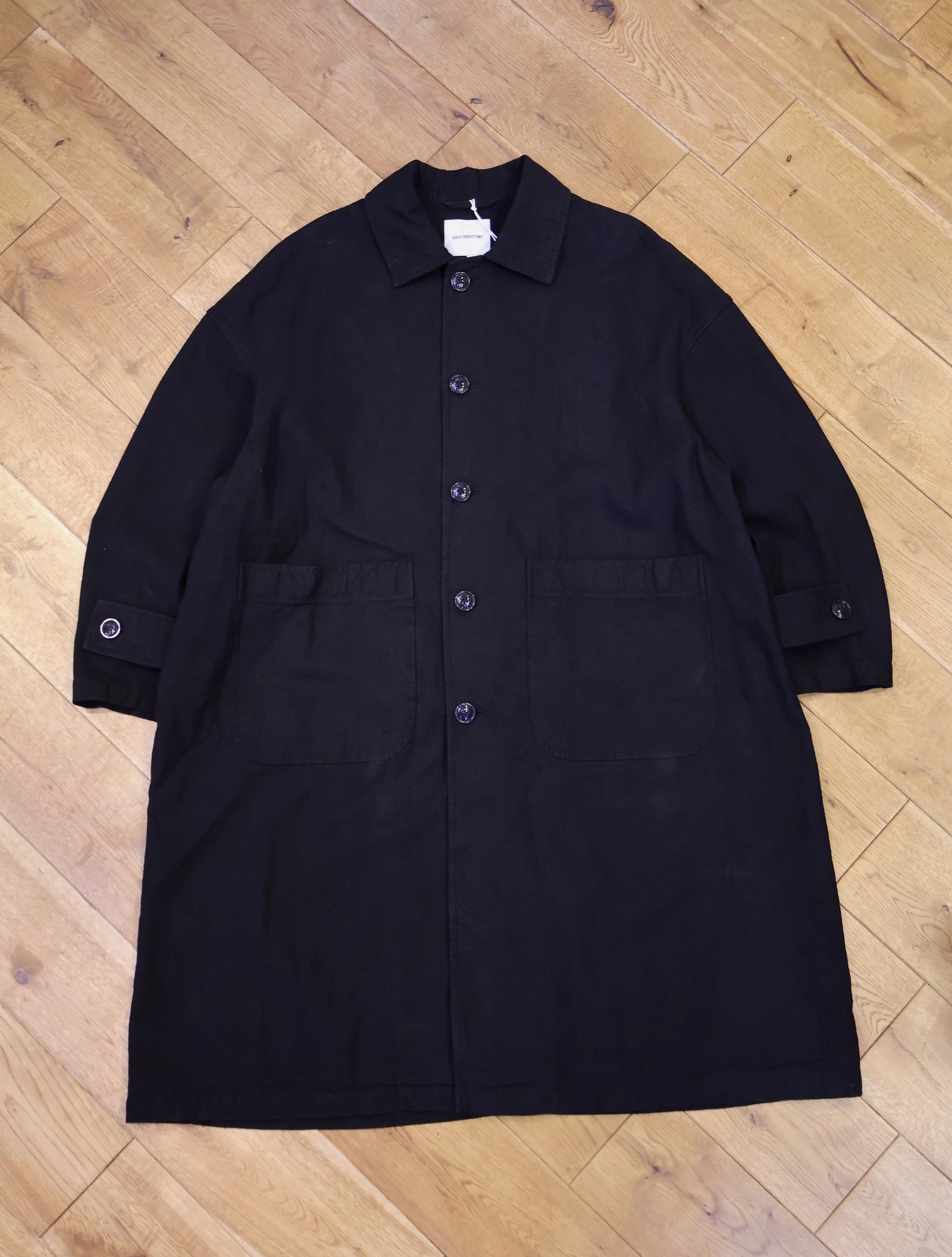 COOTIE　「C/Li Canvas Balmacaan Coat」　キャンバス バルマカーンコート
