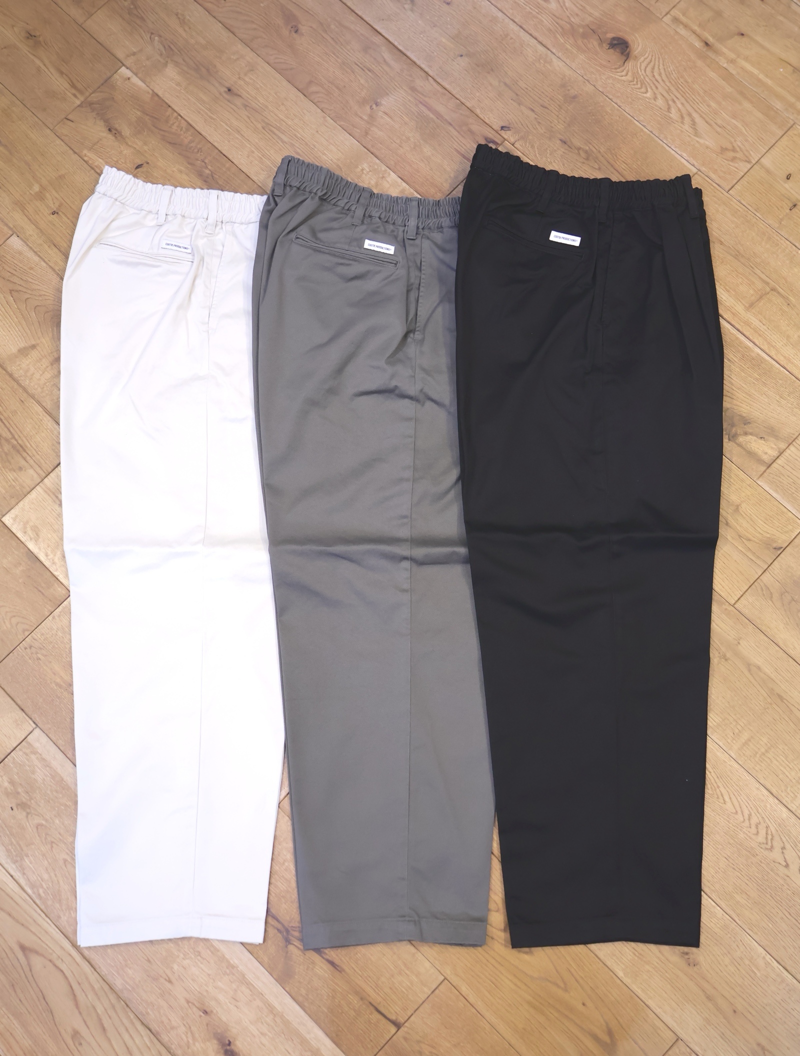 COOTIE　「Westpoint 2 Tuck Easy Trousers」　2タック ワイドテーパード イージーパンツ
