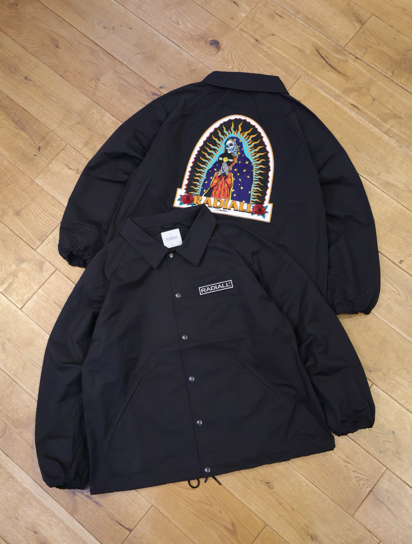 【NEW YEAR ITEM !!】RADIALL × HIROTTON　　「GUIDANCE - WINDBREAKER JACKET 」　 ラグランスリーブ コーチジャケット