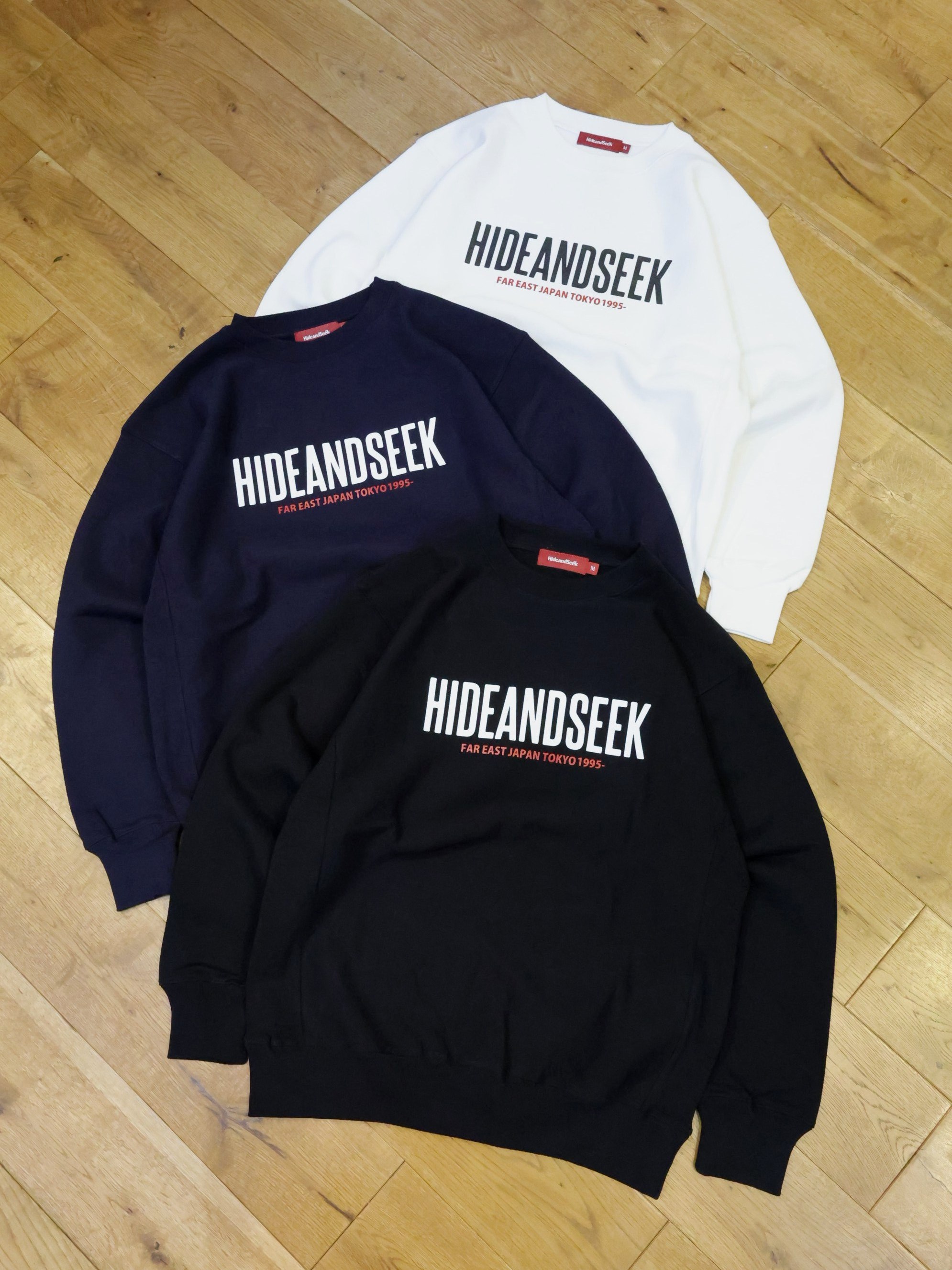 Hide and Seek　「2Tone Sweat Shirt（26AW）」　クルーネックスウェット