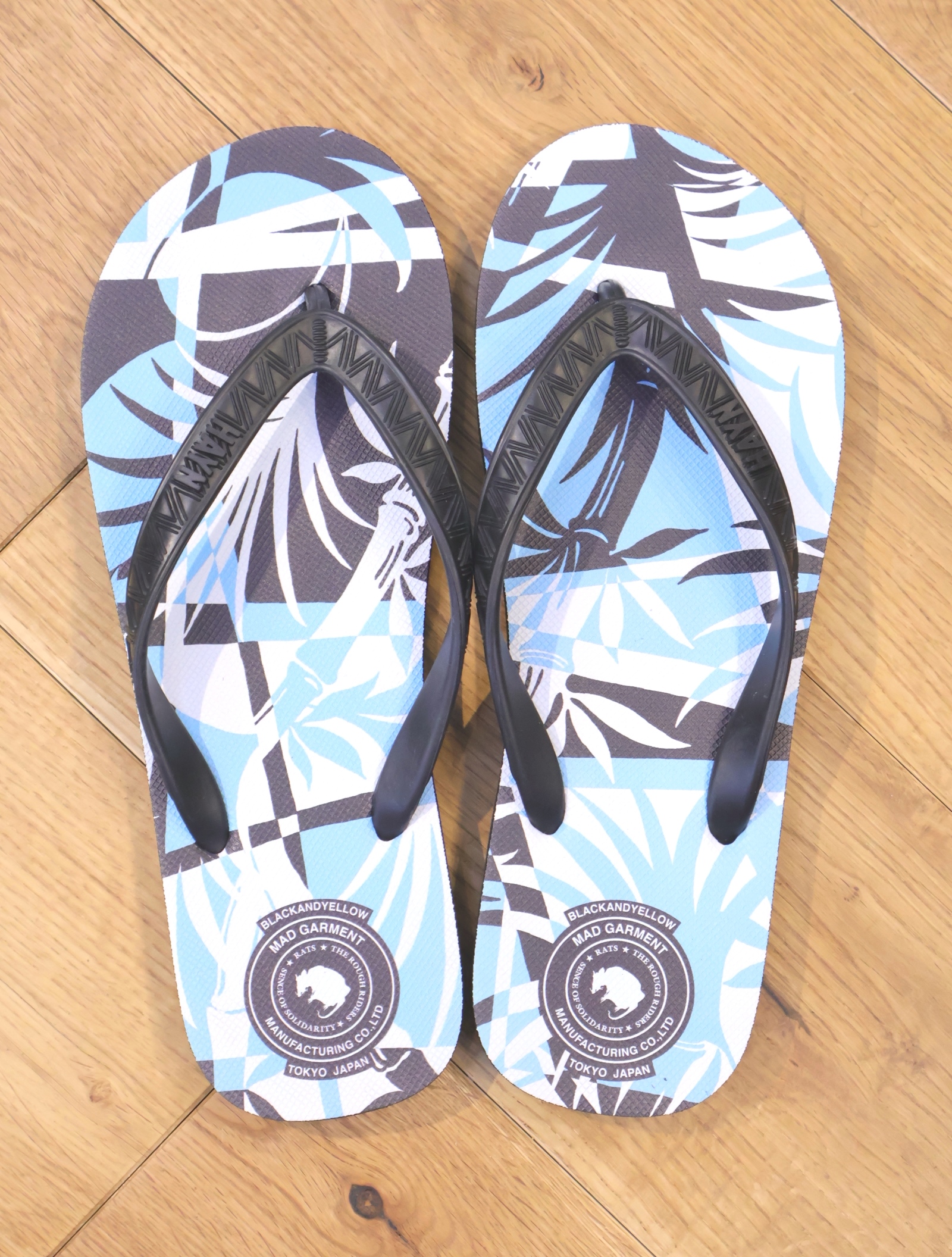 RATS　「CRAZY PATTERN BEACH SANDAL」　ビーチサンダル