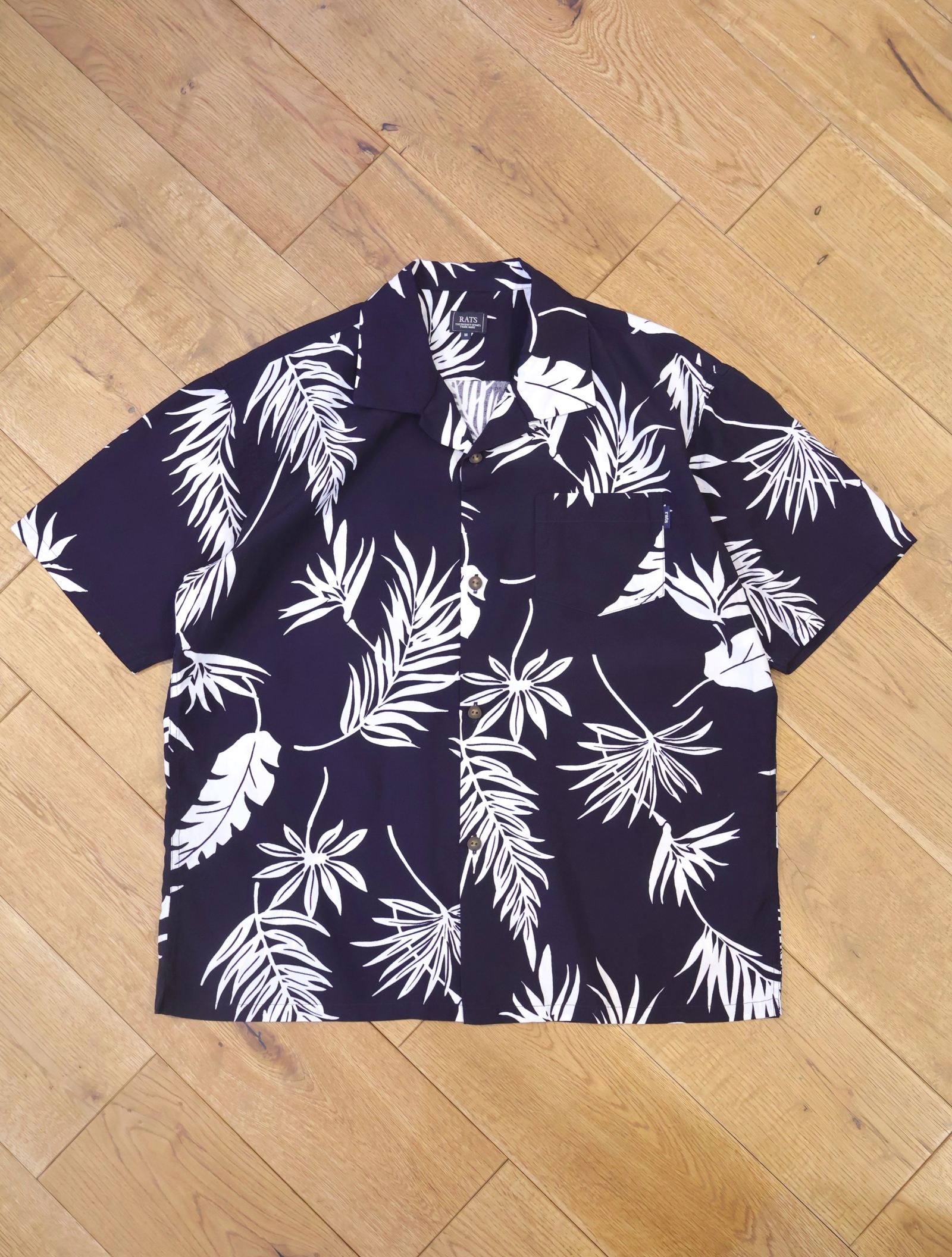 RATS　「ALOHA S/S SHIRT」　オープンカラー アロハシャツ
