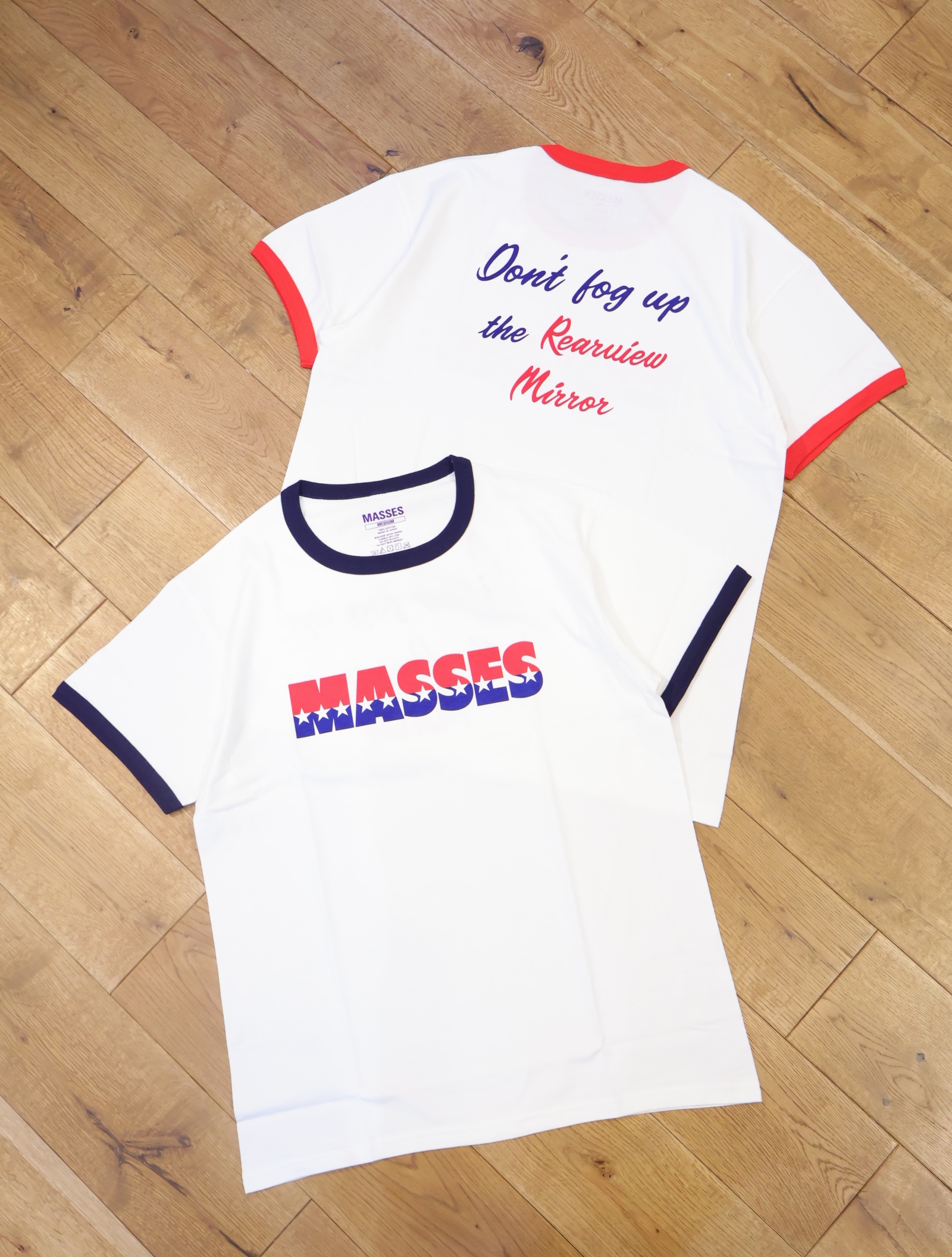 MASSES　　「RINGER T-SHIRT STAR」　　リンガーティーシャツ