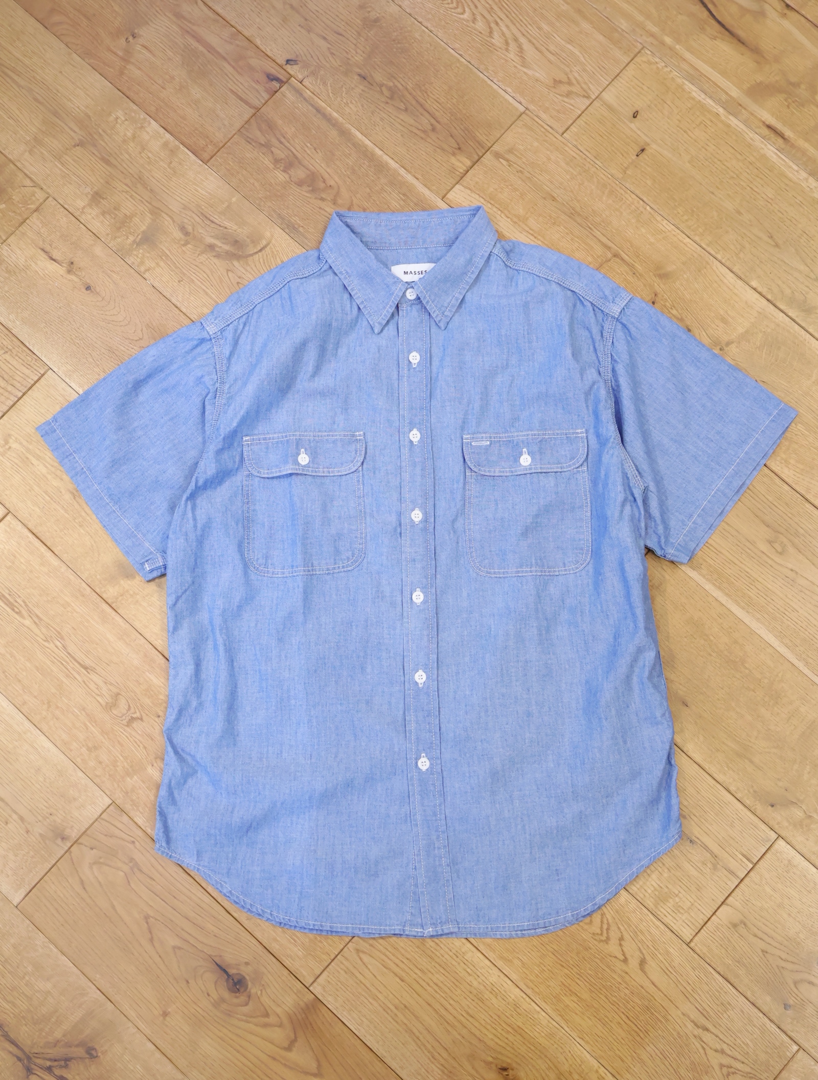 MASSES　「CHAMBRAY SHIRT S/S」　シャンブレーシャツ