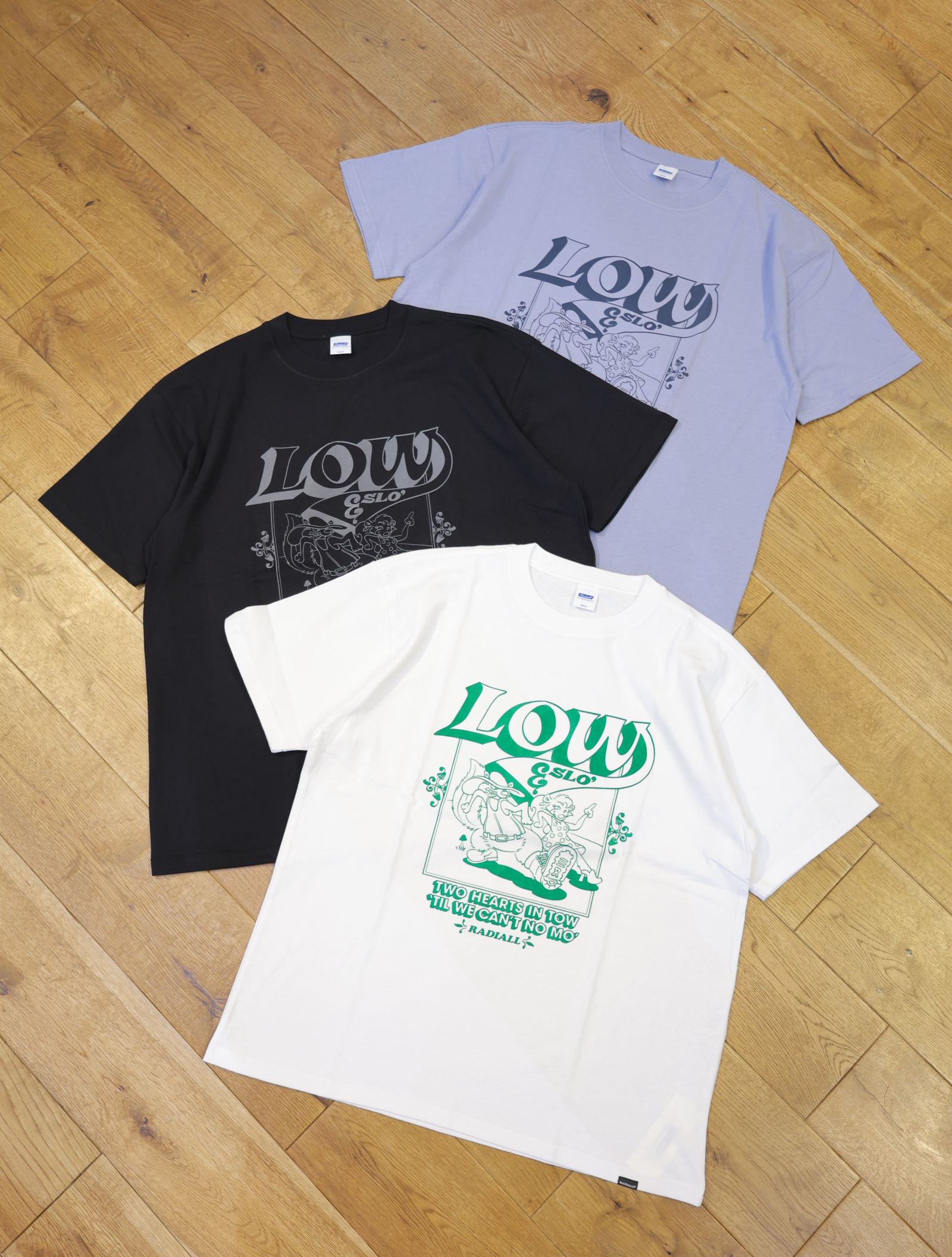 RADIALL 　「BOOGIE - CREW NECK T-SHIRT S/S」　プリントティーシャツ
