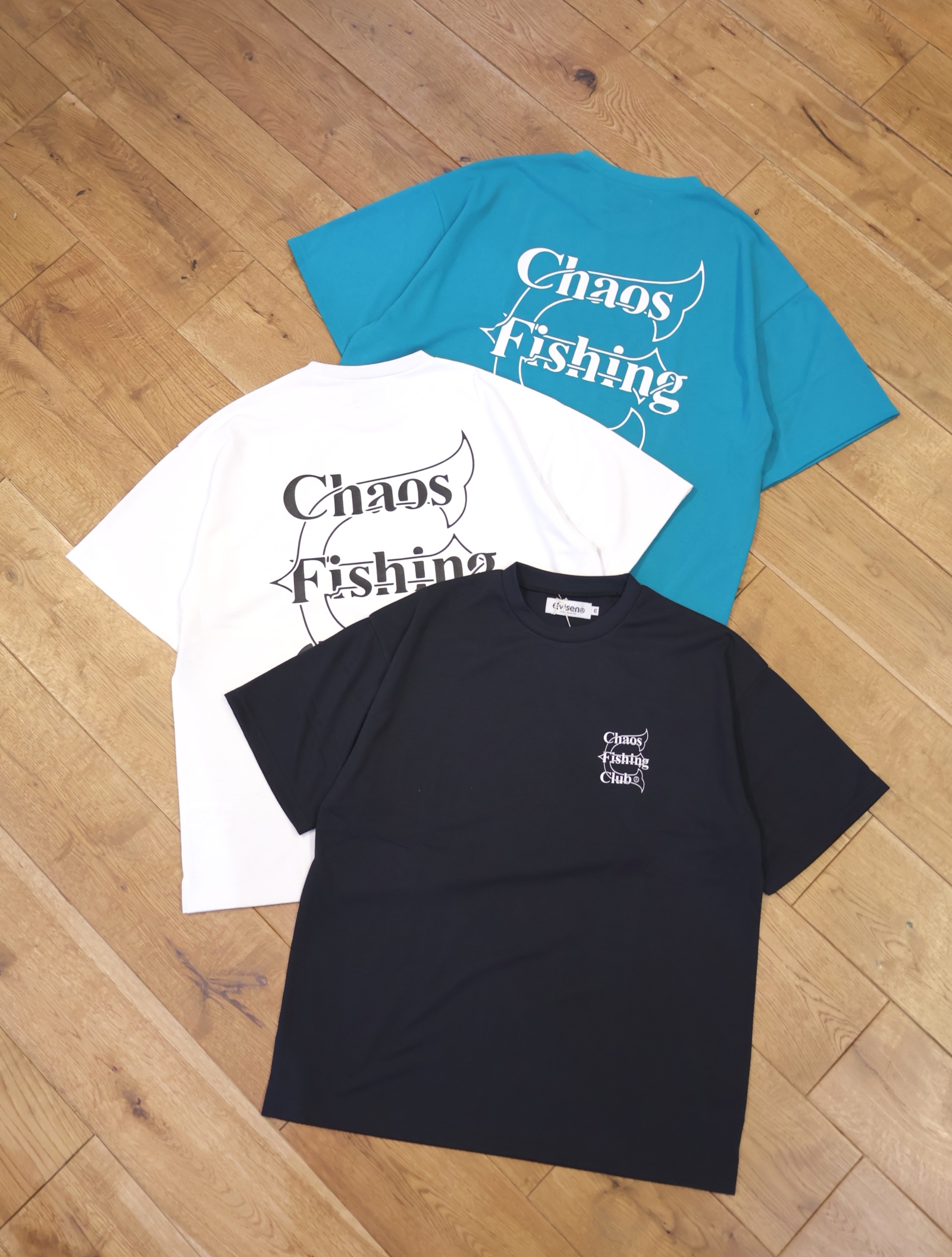 EVISEN × Chaos Fishing Club　　「DRY LOGO TEE」　　ドライティーシャツ