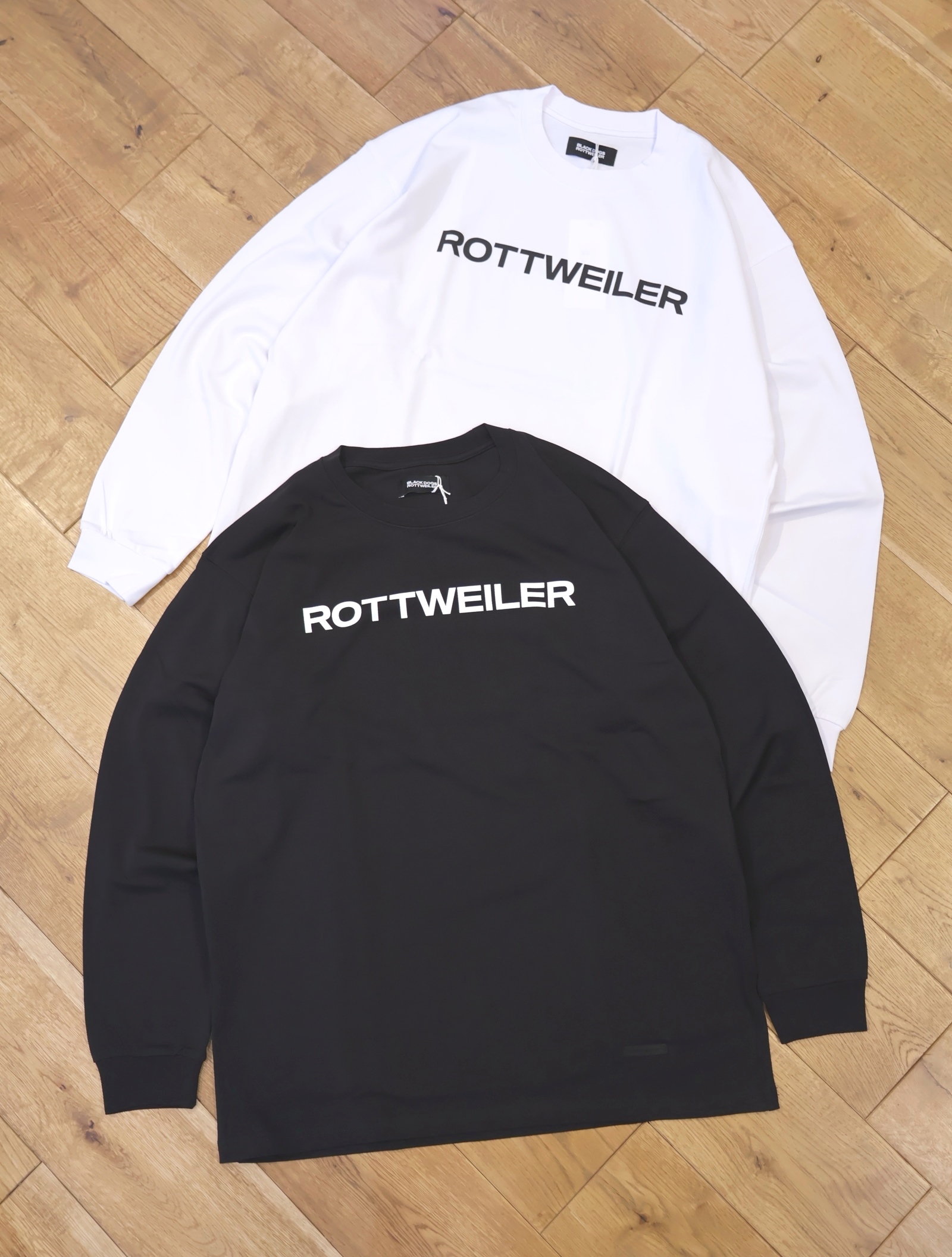 ROTTWEILER　　　「R9 LOGO LS TEE」 　プリント ロングスリーブティーシャツ