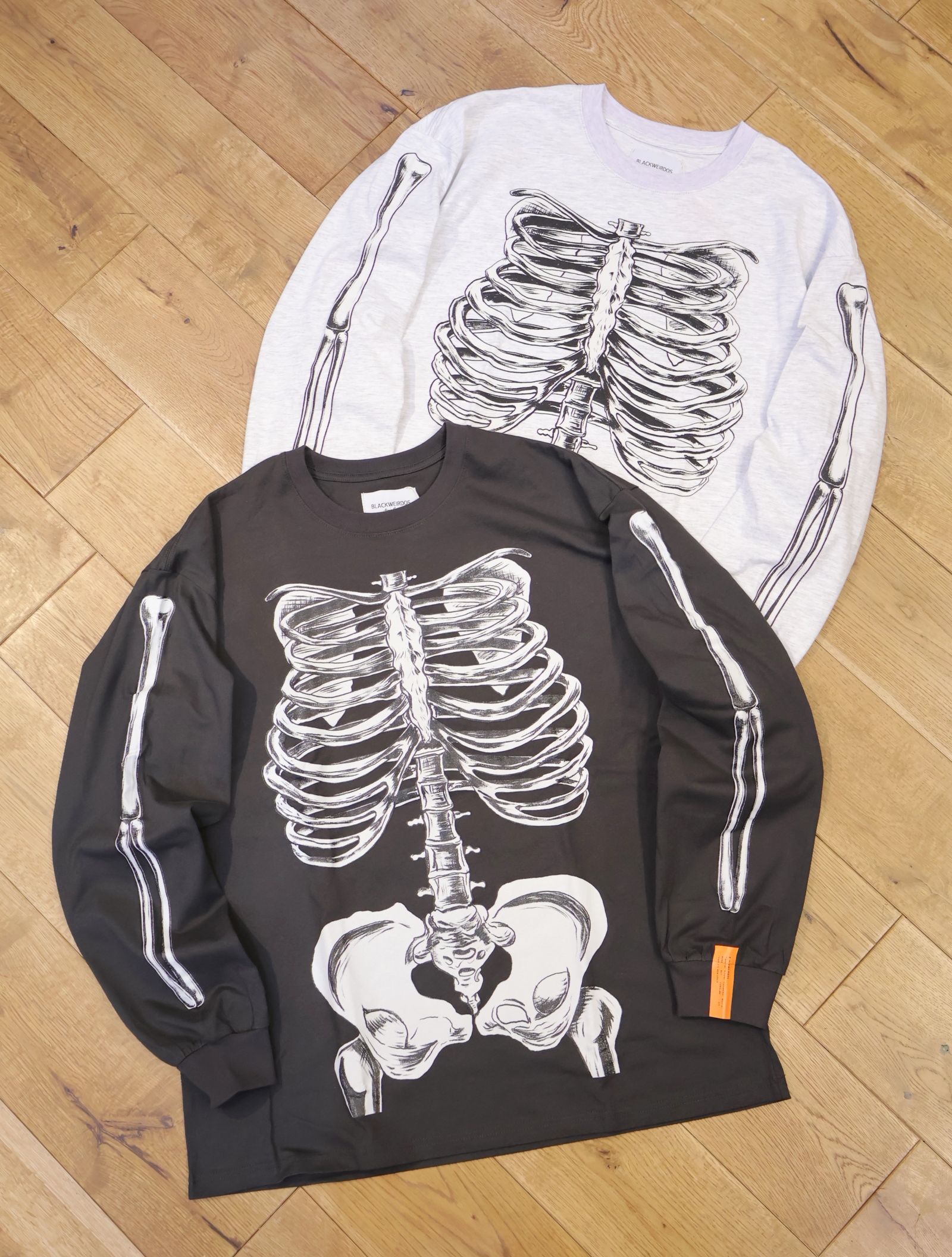 Black Weirdos 　「Donnie Bones L/S Tee」　ロングスリーブティーシャツ