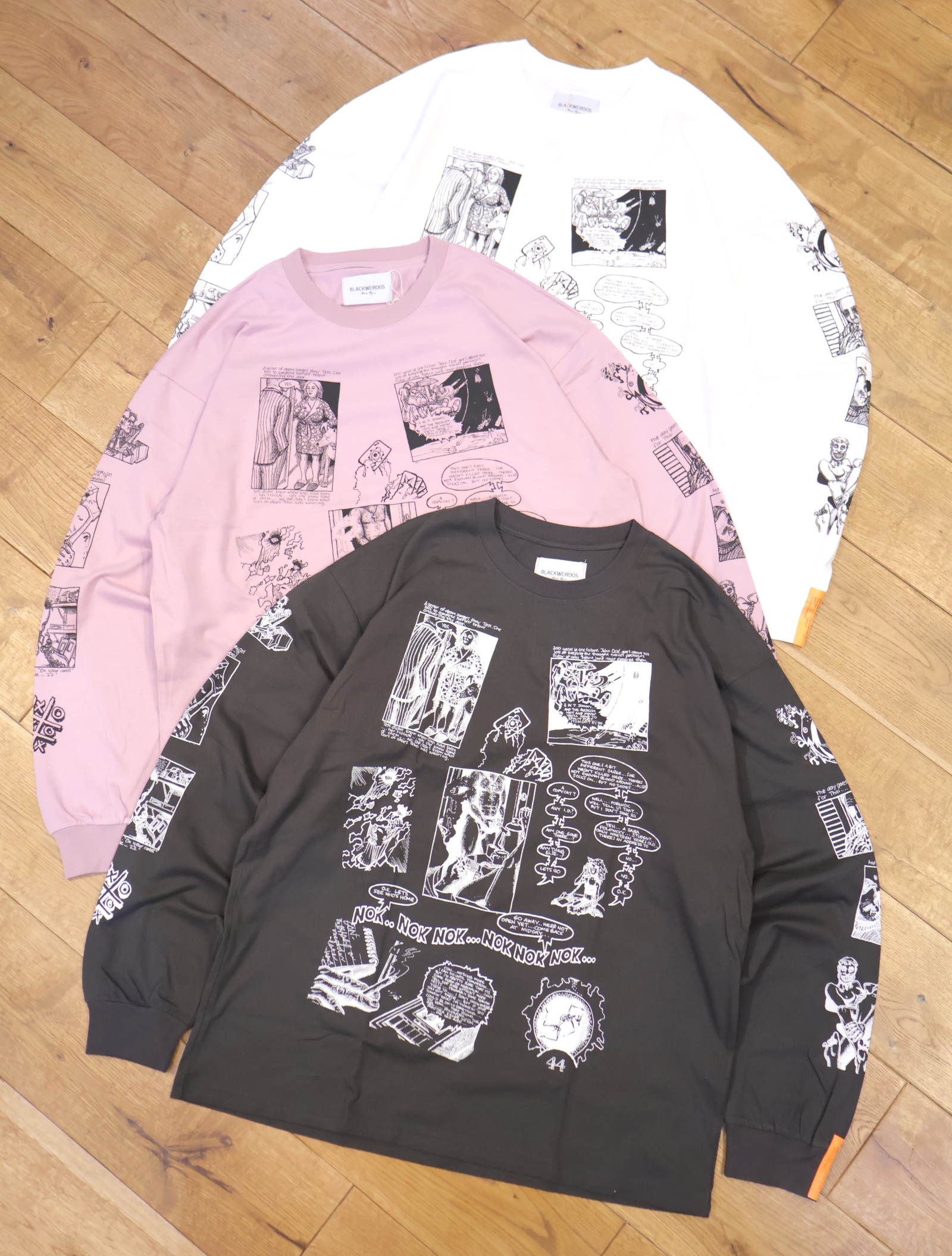 Black Weirdos 　「Steve Smith FullPanel L/S Tee」　ロングスリーブティーシャツ
