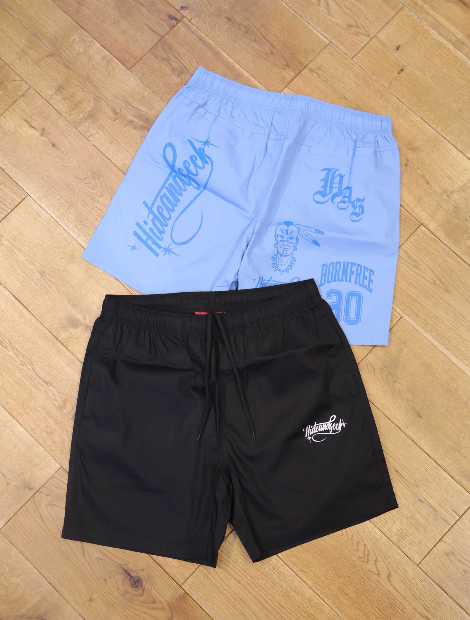 Hide and Seek　「Cursive Logo Beach Short 」　ビーチショーツ
