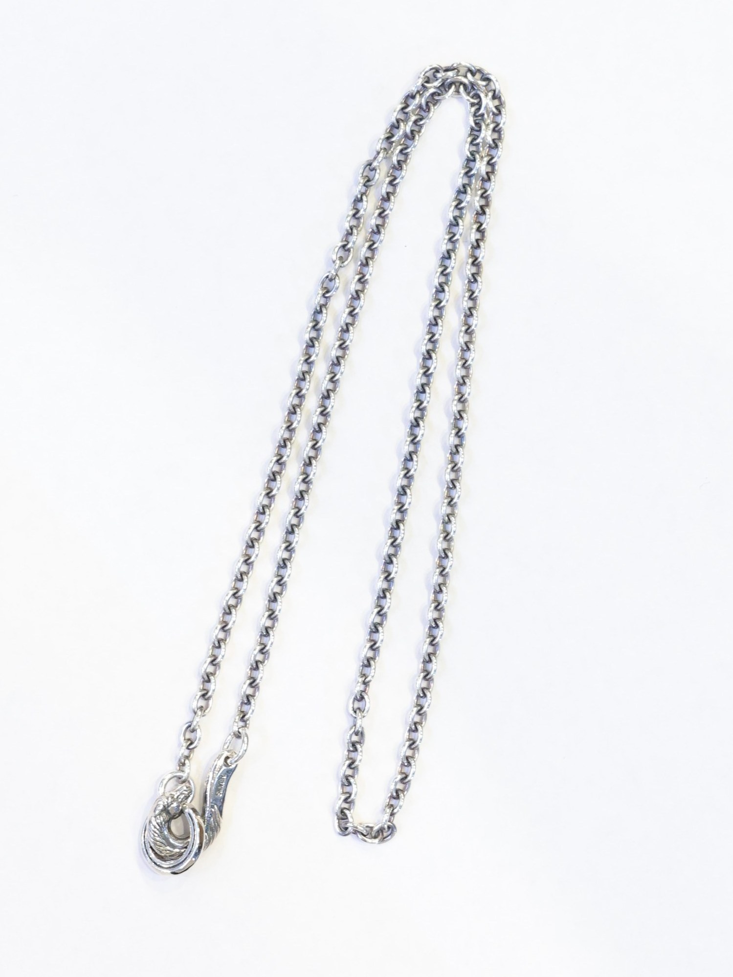 Peanuts&Co　「HORSE HOOK CHAIN ALL SILVER」 SILVER925製 チェーンネックレス