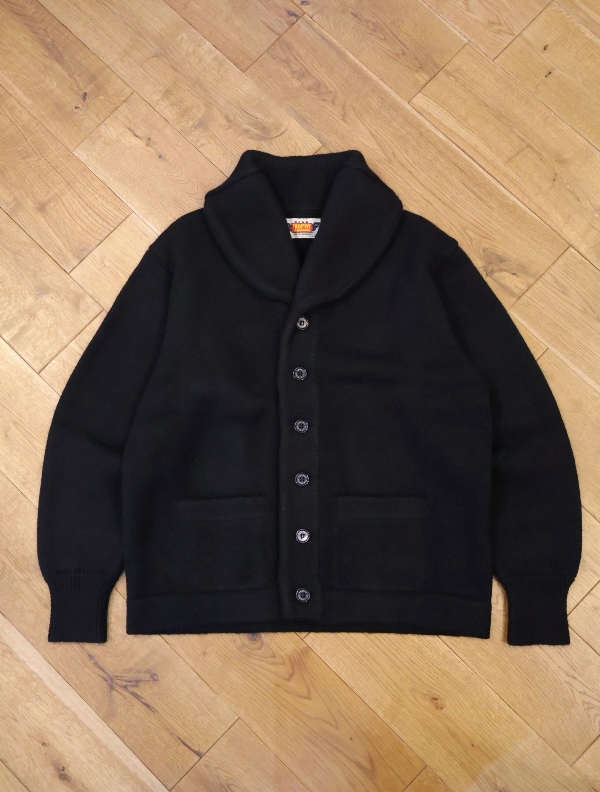 TROPHY CLOTHING　「Shawl Collar Knit Jacket」　　ショールカラー ニットジャケット